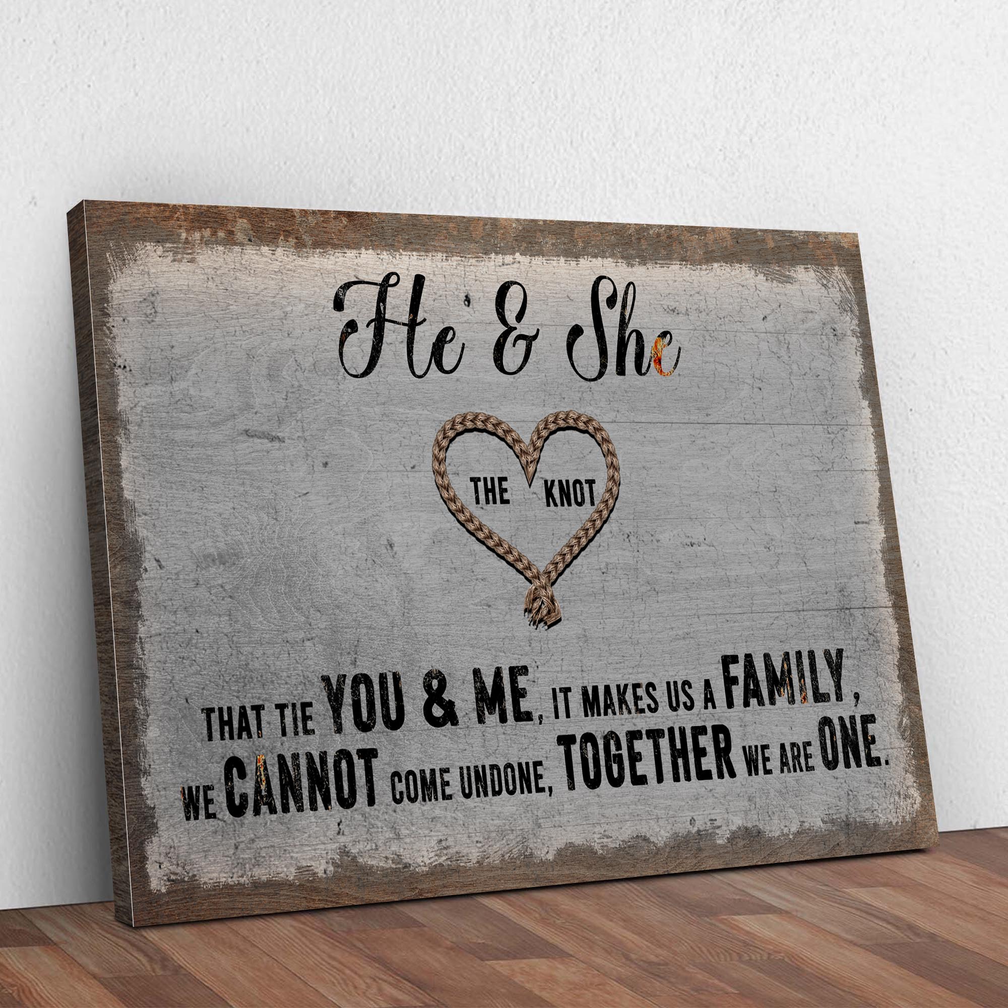 He And She You And Me Together Sign on sale at MyriadMart