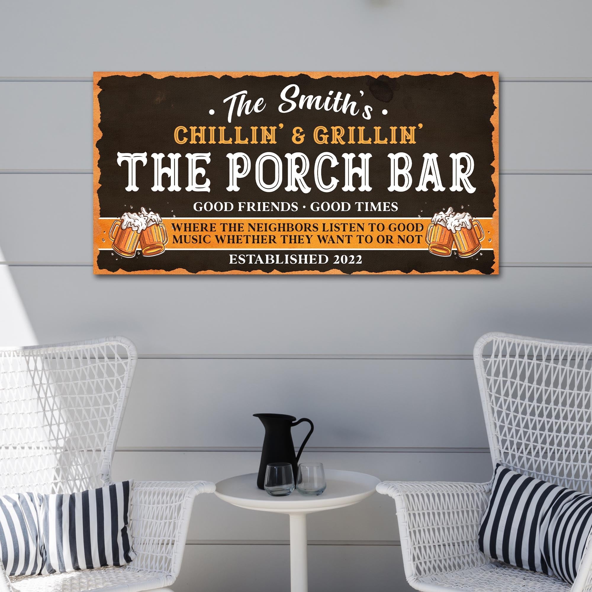 Family Porch Bar Sign on sale at MyriadMart
