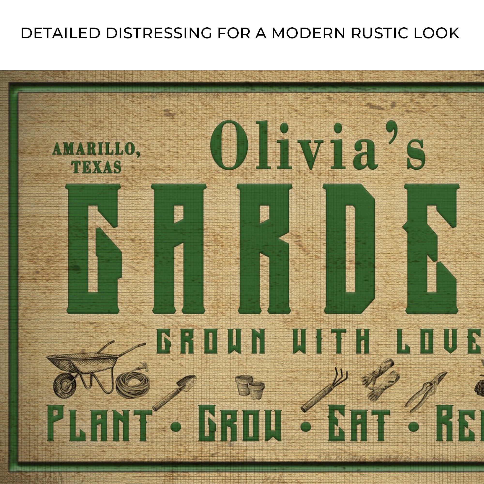 Plant, Grow, Eat, Repeat Garden Sign on sale at MyriadMart