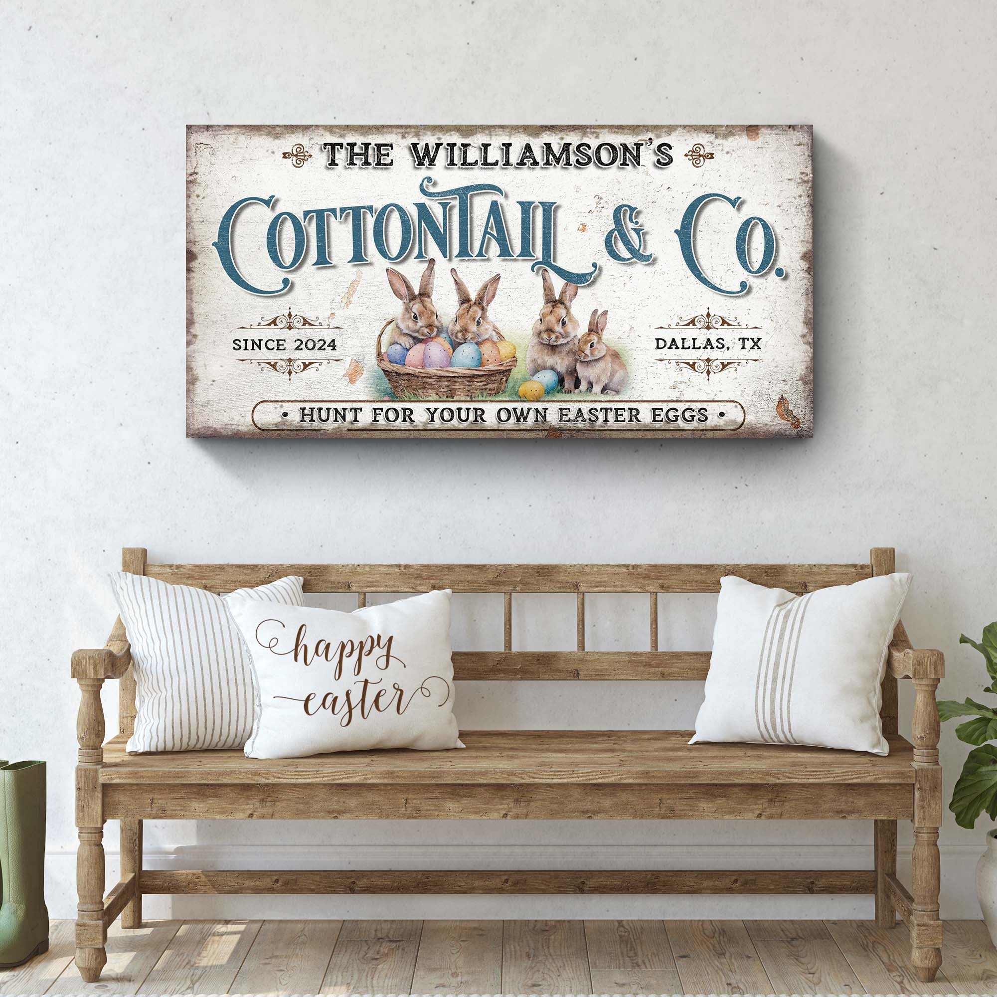 Vintage Easter Sign II on sale at MyriadMart