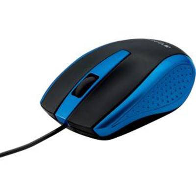 Corded Notebook Optical Mouse  Blue