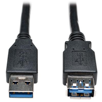 6ft USB 3.0 SuperSpeed Extension Cable AA M/F Black 6'