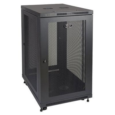 24U Rack Enclosure Server Cabinet 33" Deep w/ Doors & Sides