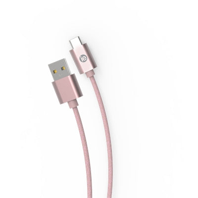 10FT USB C to USB A Rose Gold