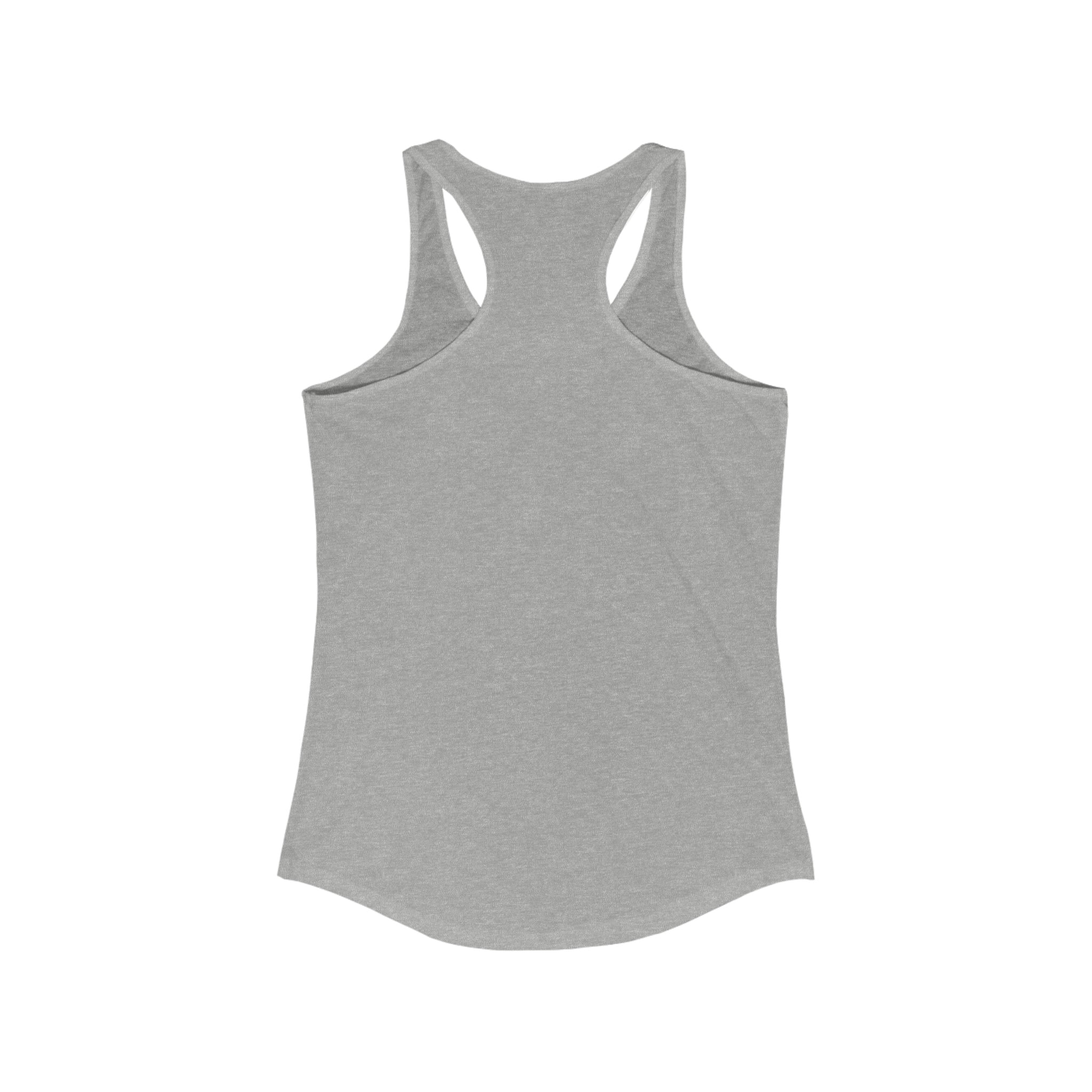 Impossible is just a big word thrown around by small men,  Women's Ideal Racerback Tank
