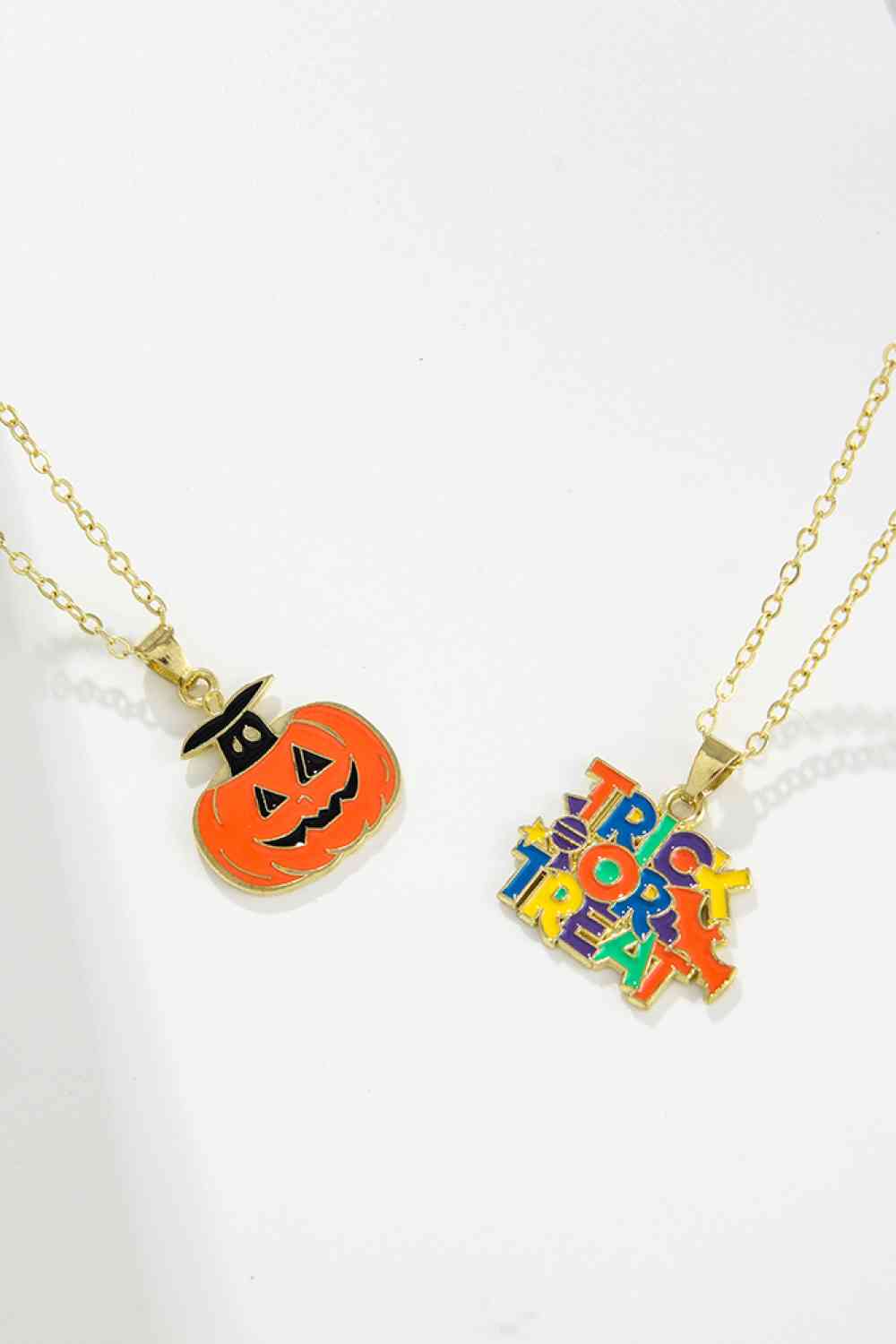 Two-Piece Halloween Theme Necklace Set, MyriadMart