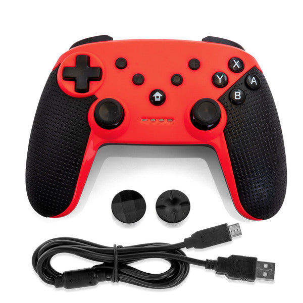 Gamefitz Wireless Controller for the Nintendo Switch in Red - MyriadMart
