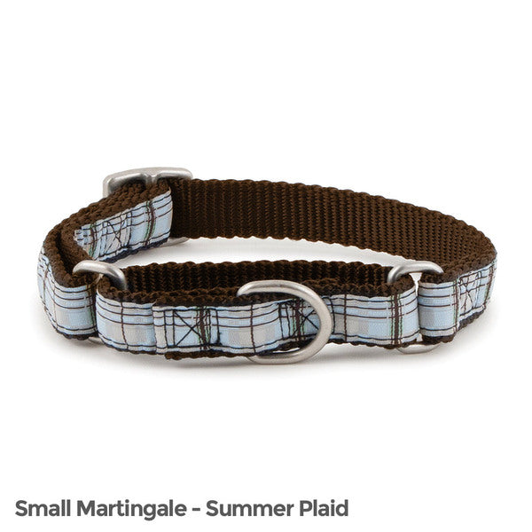 PetSafe Fido Finery Martingale Style Collar (3/4 Small, Summer Plaid) - MyriadMart