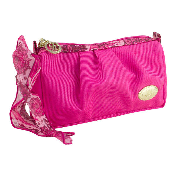 Jacki Design Summer Bliss Compact Cosmetic Bag, Hot Pink