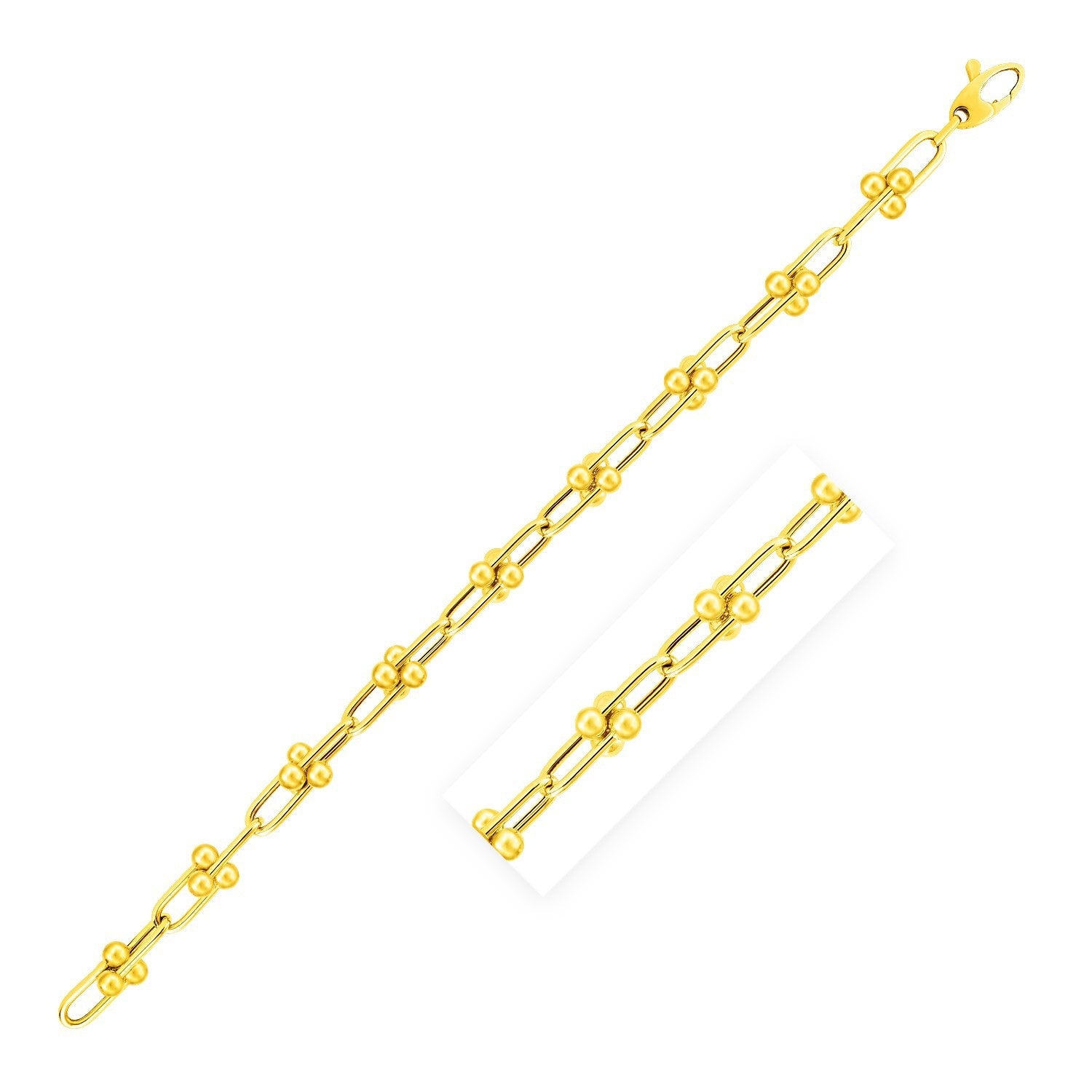 Jax Chain in 14k Yellow Gold 5.0 mm on sale at MyriadMart