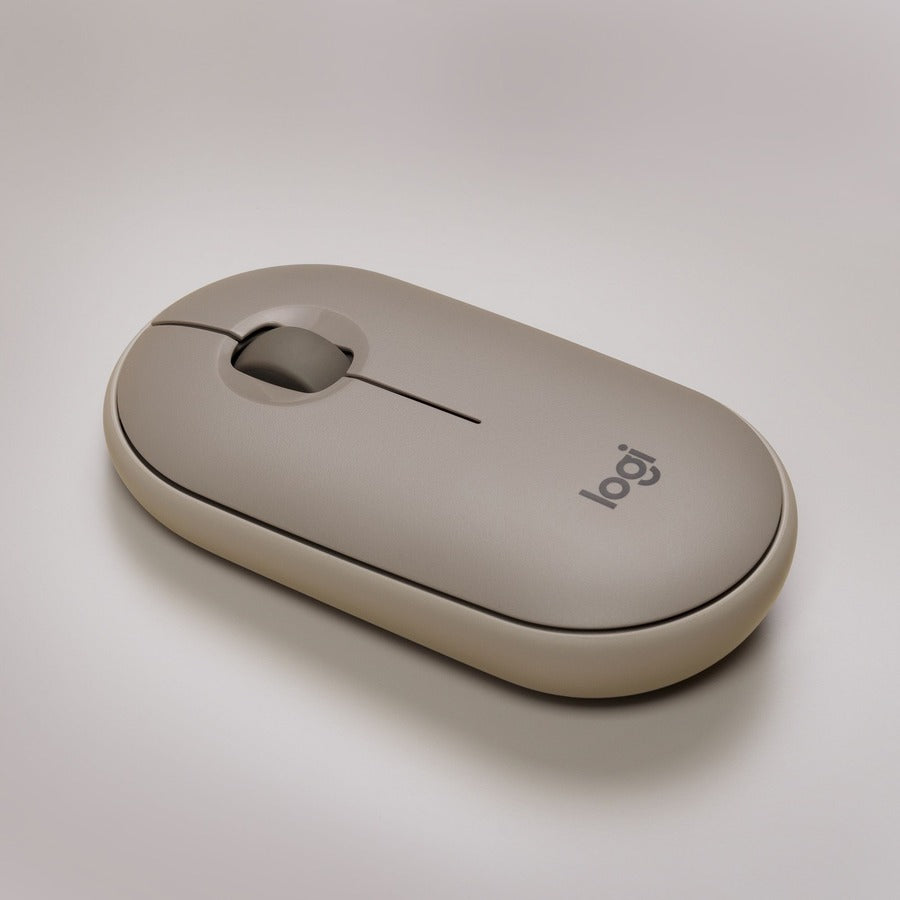 Logitech Pebble M350 Wireless Mouse (Sand color)