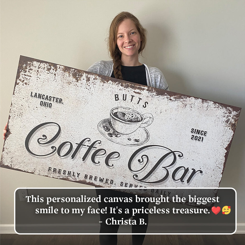 Coffee Bar Sign on sale at MyriadMart