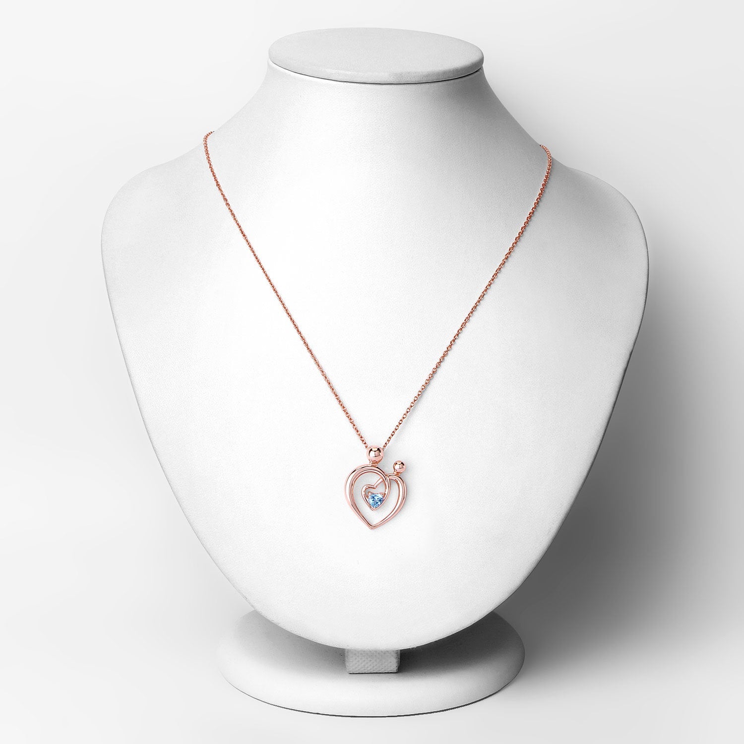 0.28 Carat Genuine Swiss Blue Topaz .925 Sterling Silver Pendant on sale at MyriadMart