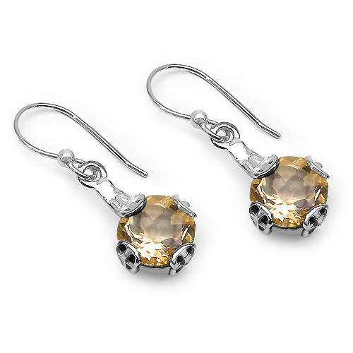 11.40 Carat Genuine Citrine .925 Sterling Silver Ring, Pendant and Earrings Set on sale at MyriadMart