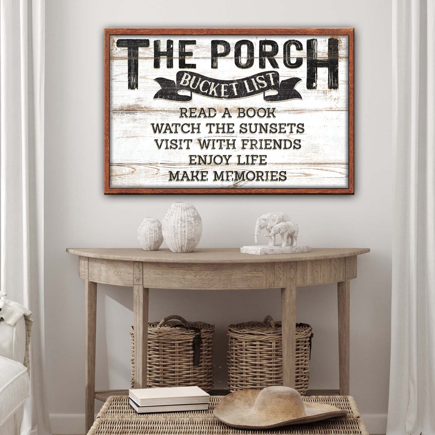 The Porch Bucket Sign on sale at MyriadMart