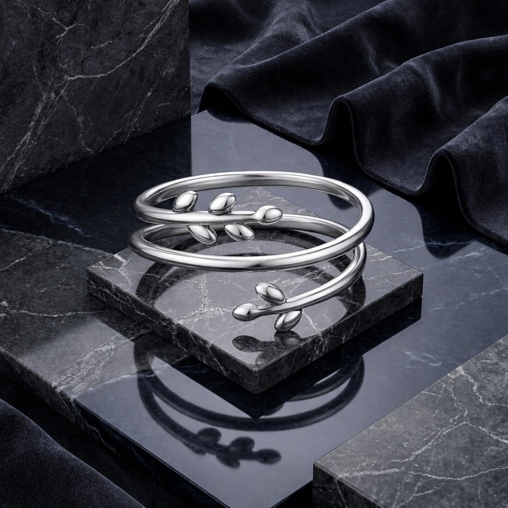 925 Sterling Silver Oxidized Ring for Women on sale at MyriadMart