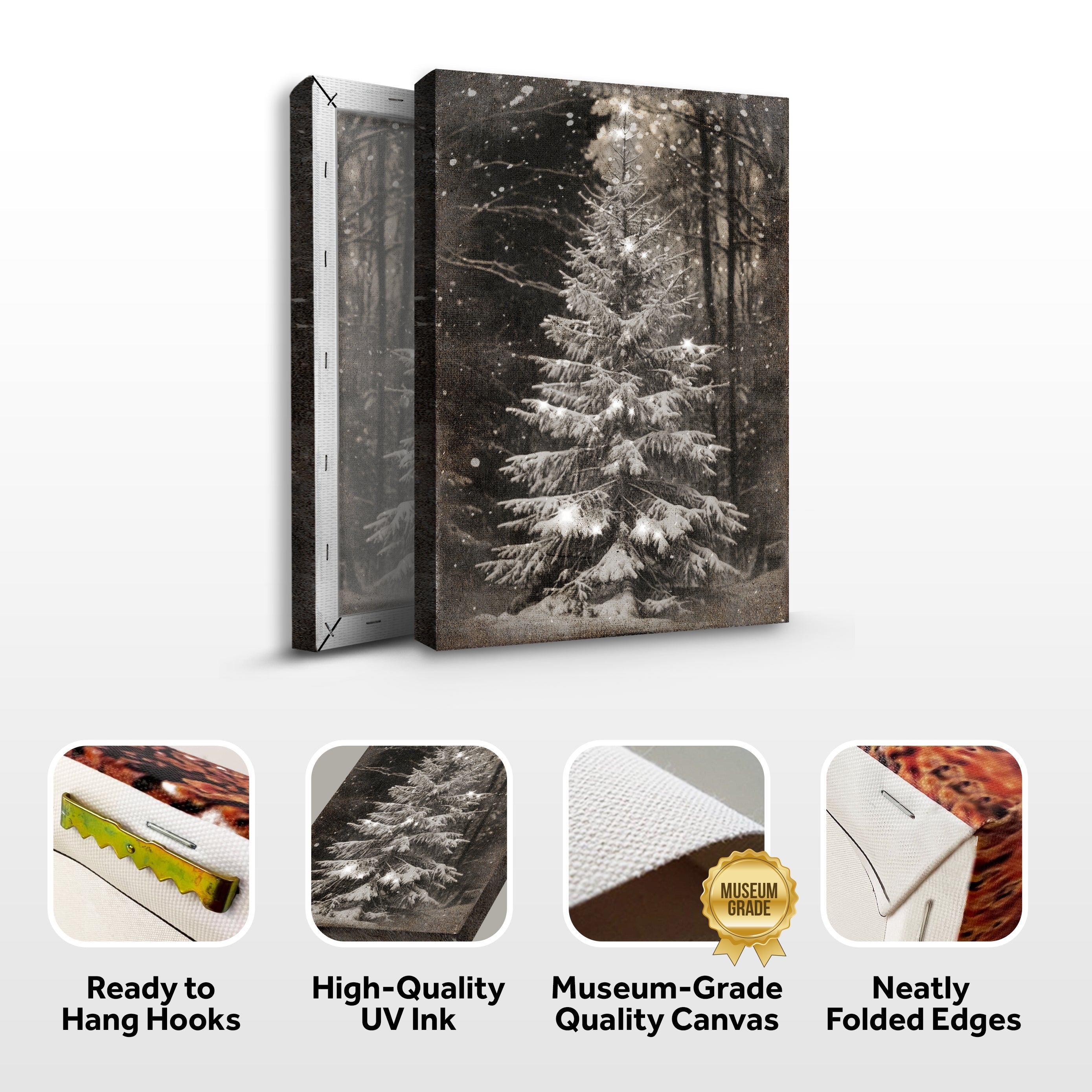 Vintage Christmas Tree Wall Art on sale at MyriadMart