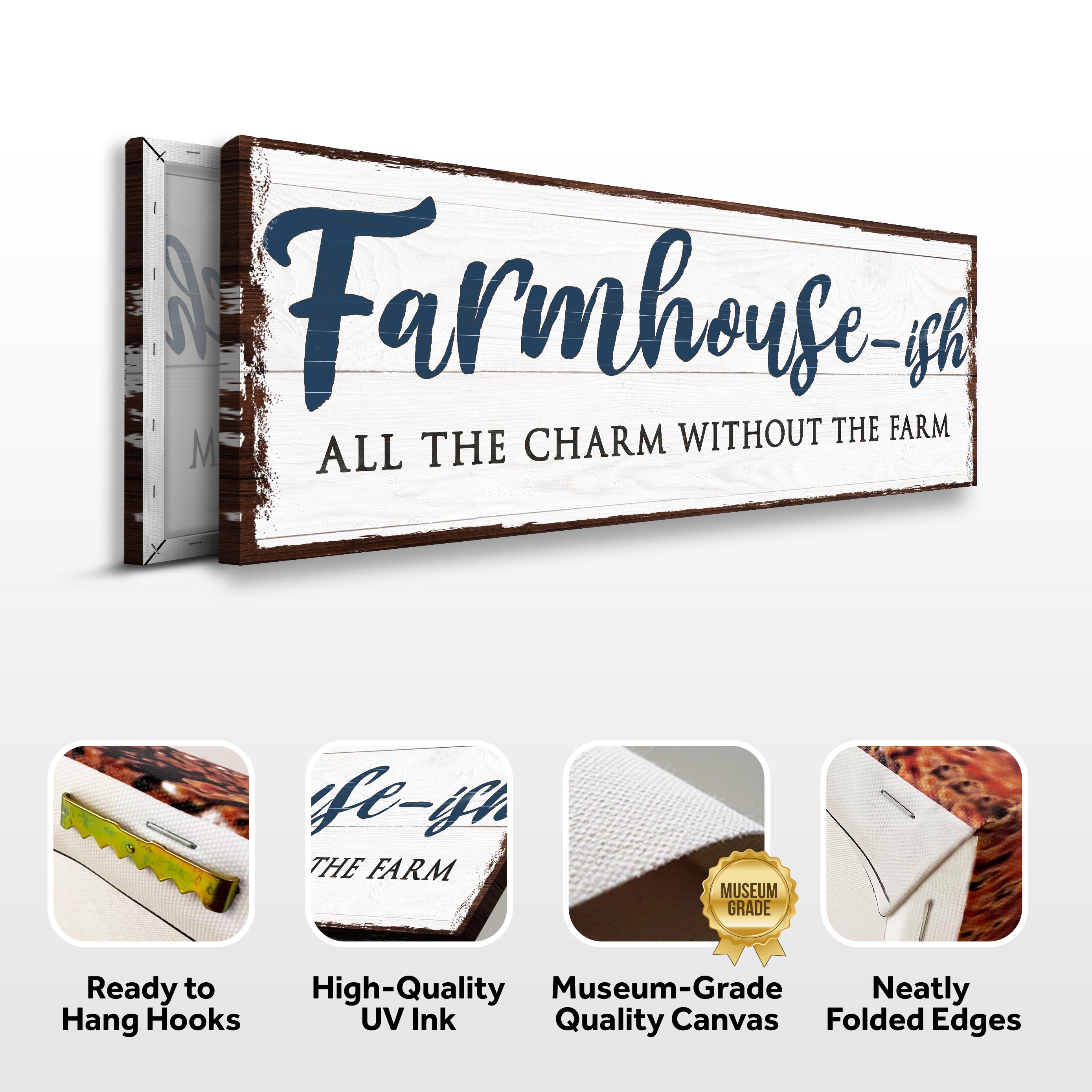 Farmhouse-Ish Sign VII on sale at MyriadMart