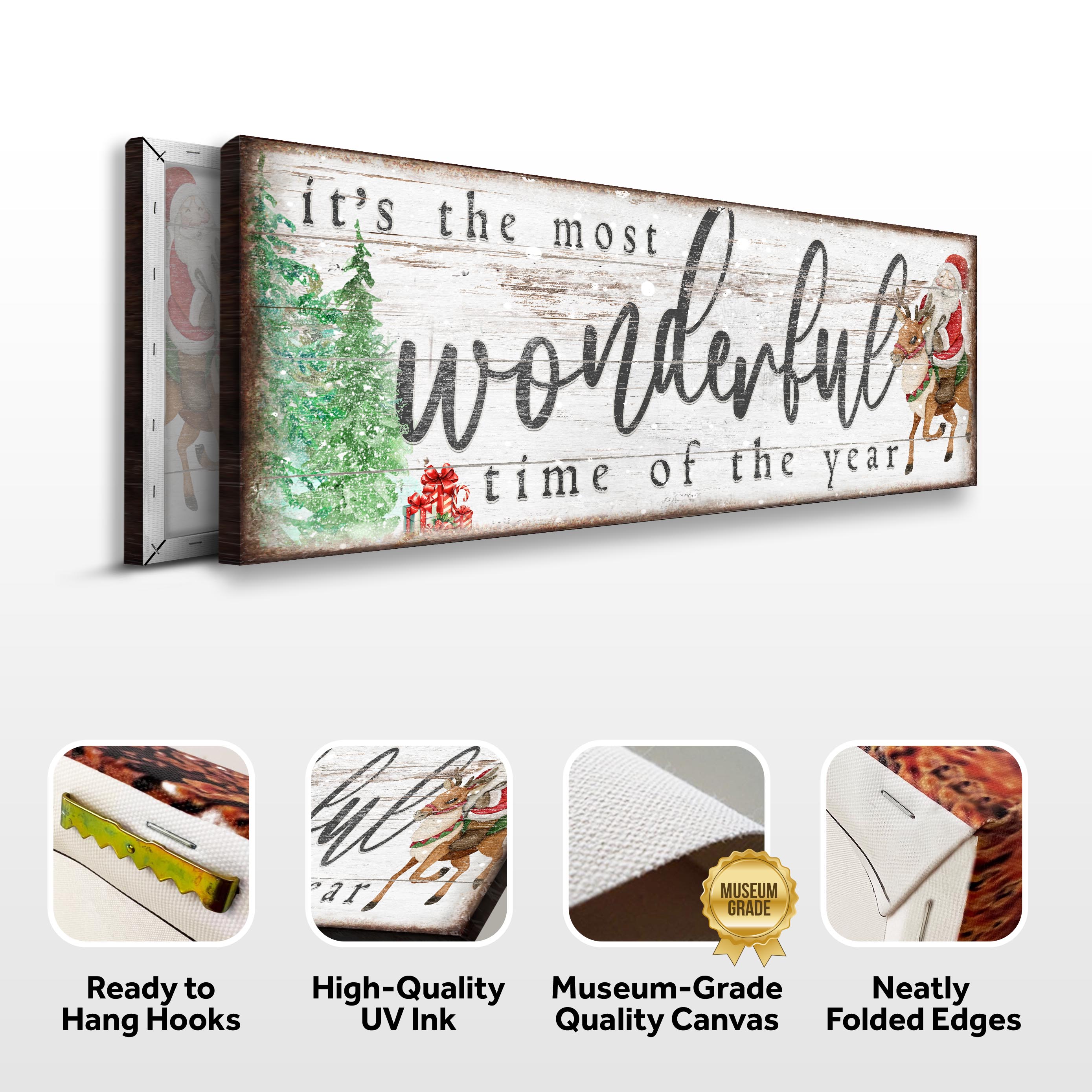 It's The Most Wonderful Time Of The Year Christmas Sign II on sale at MyriadMart