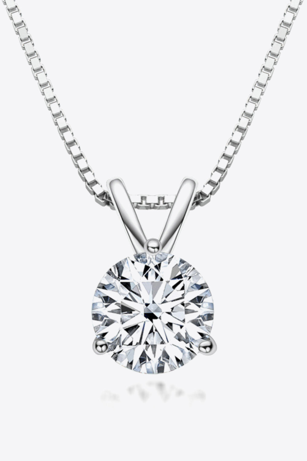 Adored Show Off 1 Carat Moissanite Pendant Necklace