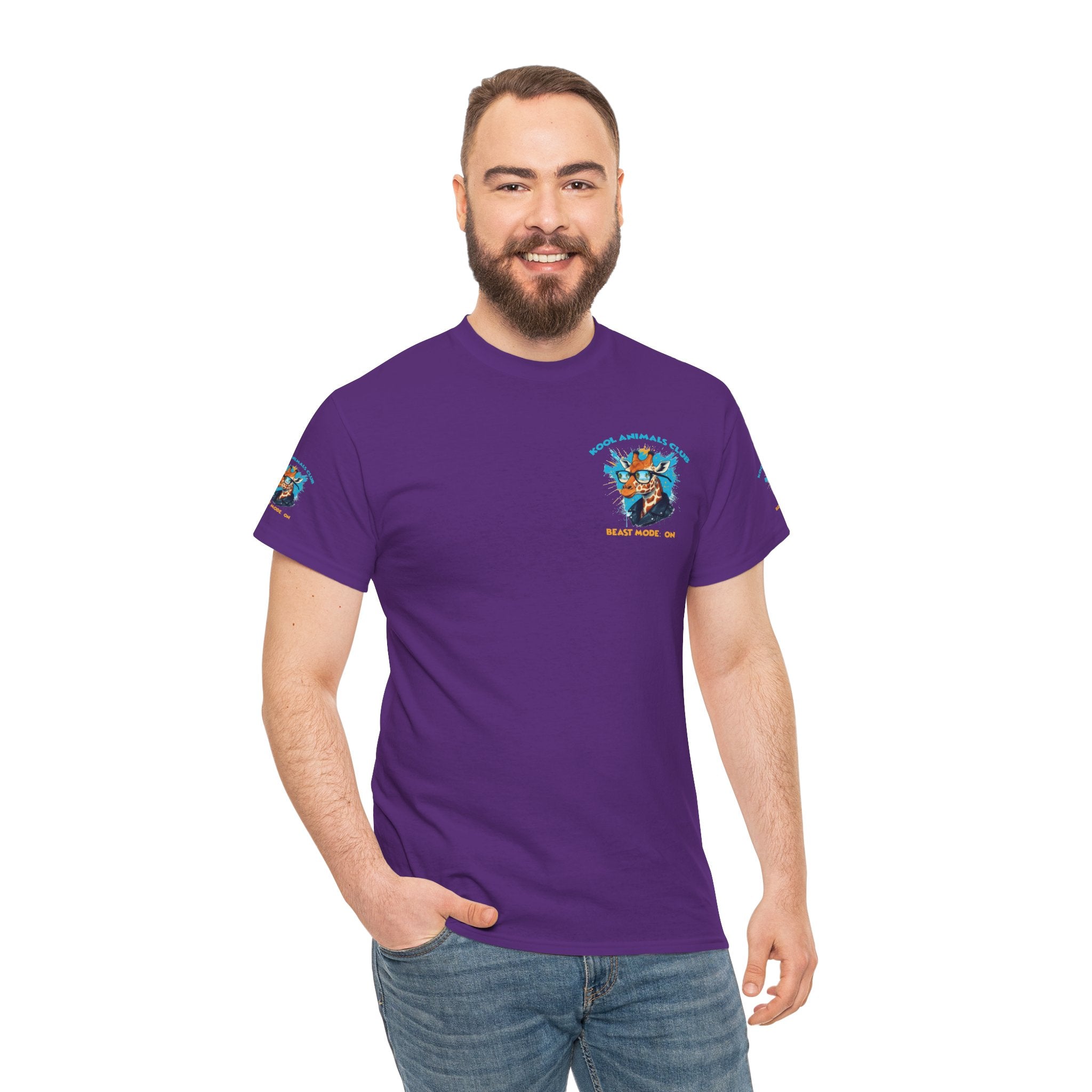 Kool Animals Club Tee, Unisex Graphic T-Shirt, Fun Animal Apparel, Casual Wear, Unique Gift for Animal Lovers on sale at MyriadMart