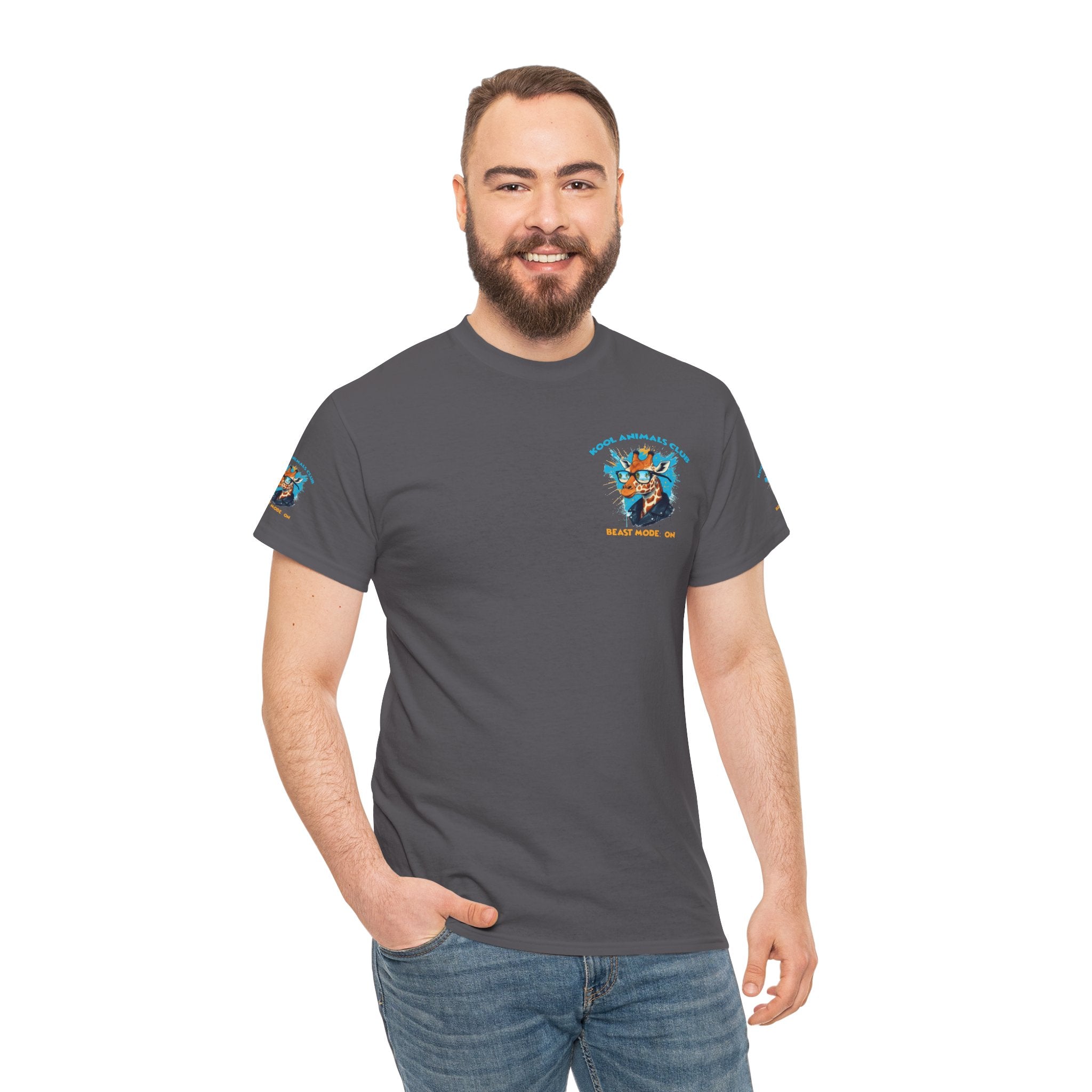 Kool Animals Club Tee, Unisex Graphic T-Shirt, Fun Animal Apparel, Casual Wear, Unique Gift for Animal Lovers on sale at MyriadMart