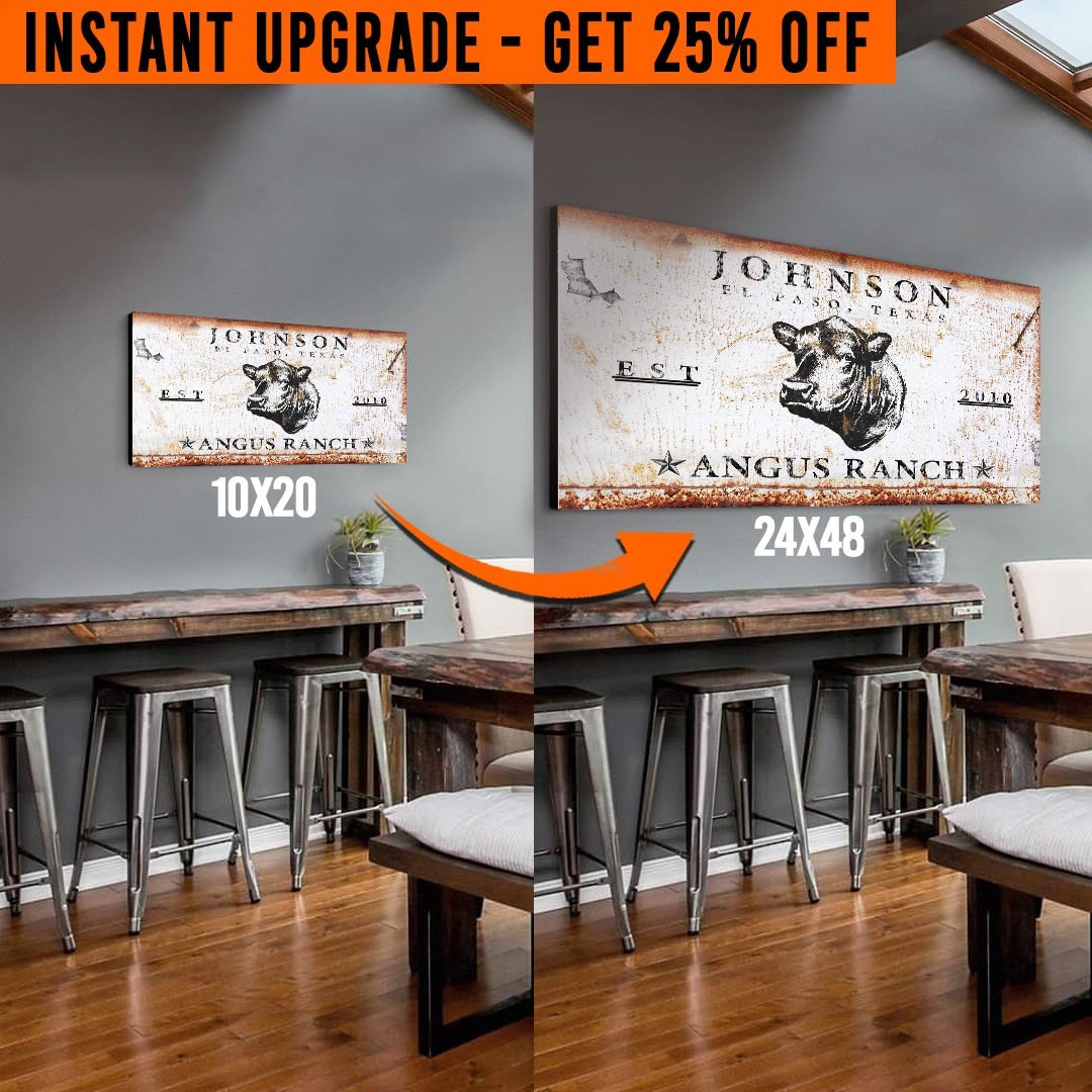 Upgrade Your 'Angus Ranch' Style 3 Canvas To 24x48 Inches on sale at MyriadMart