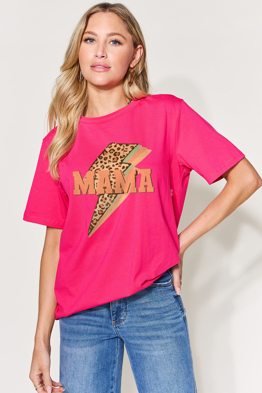 Simply Love Full Size MAMA Round Neck Short Sleeve T-Shirt