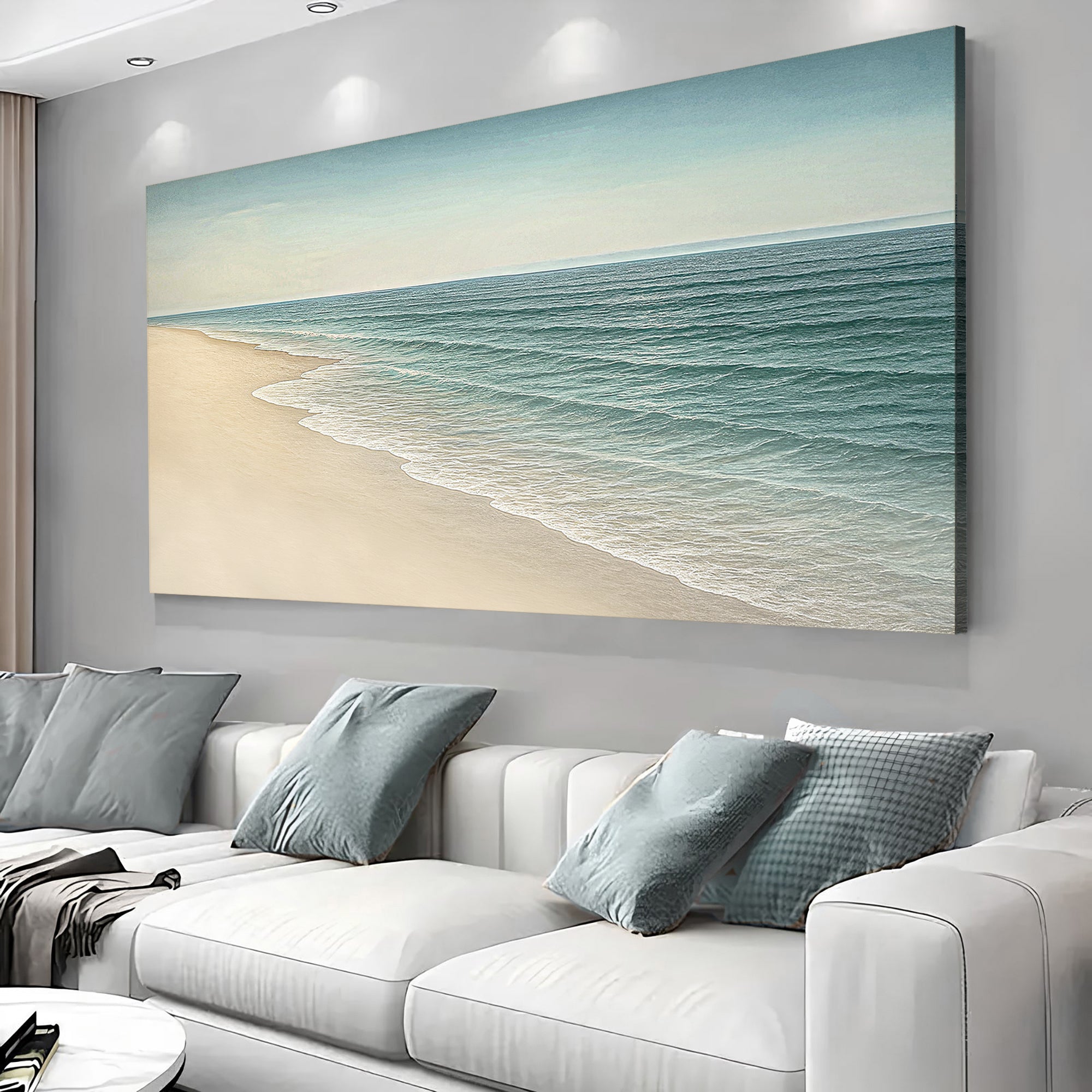 Beach Shoreline Coastal Wall Art II on sale at MyriadMart