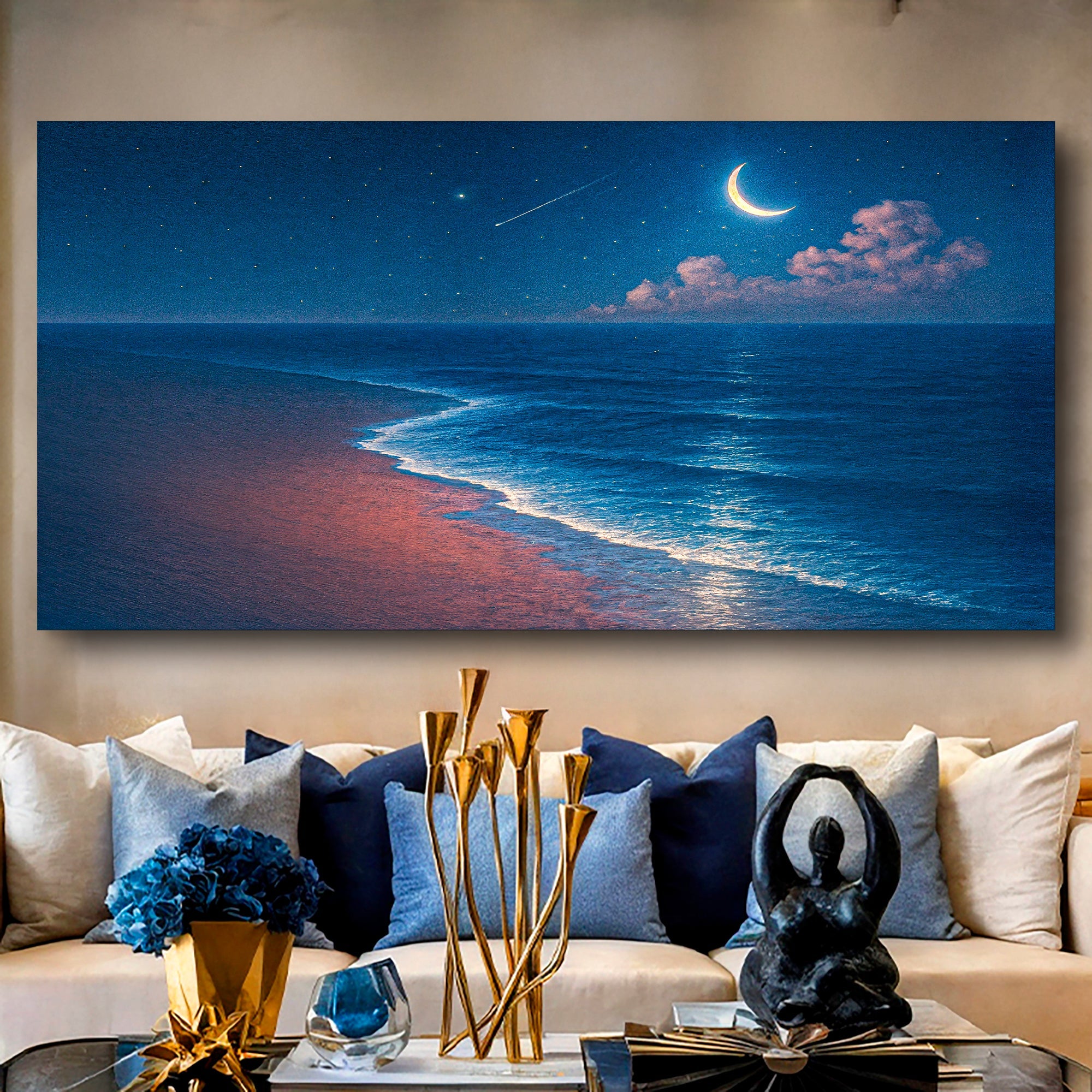Beach Shoreline Coastal Wall Art V on sale at MyriadMart