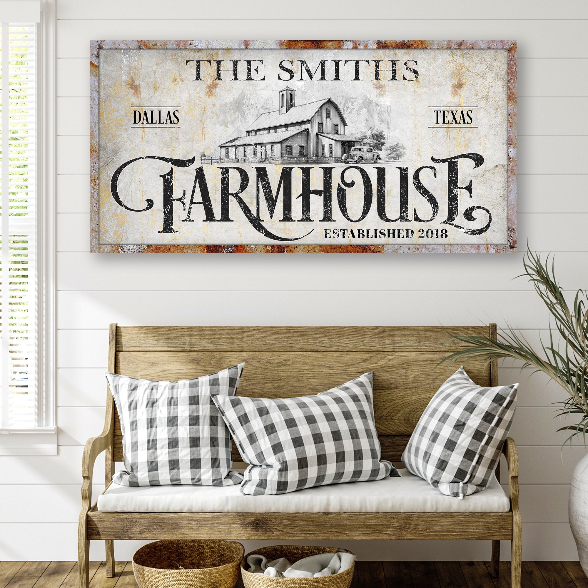 Rustic Vintage Farmhouse Sign on sale at MyriadMart