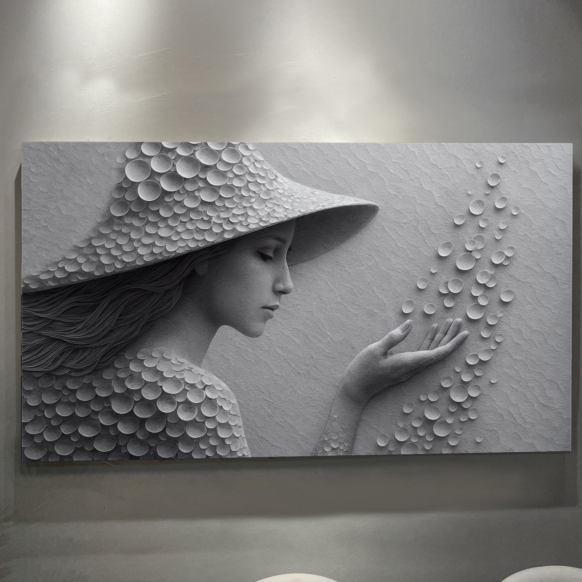 Modern Minimalist Woman Silhouette Wall Art on sale at MyriadMart