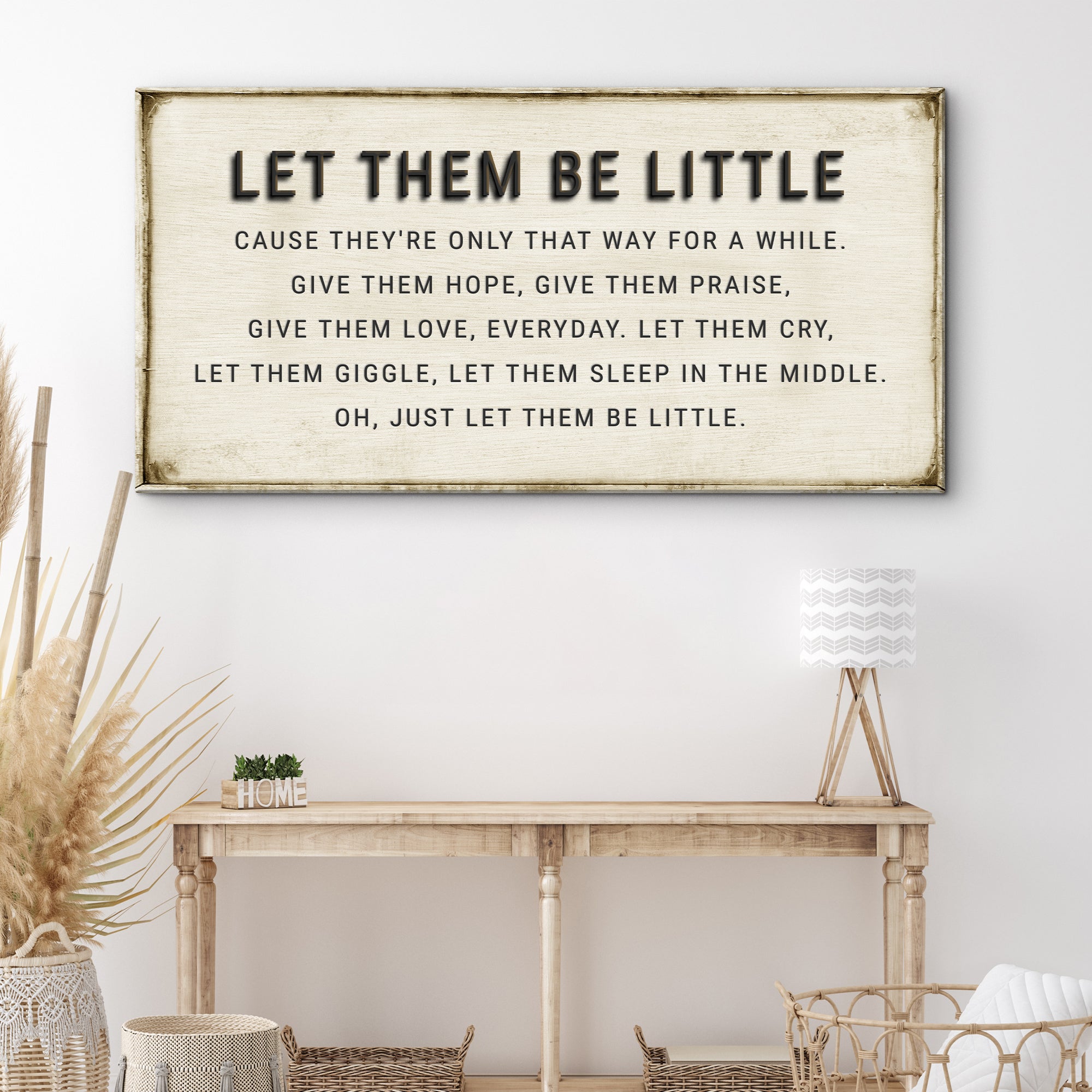 Let Them Be Little Playroom Sign on sale at MyriadMart