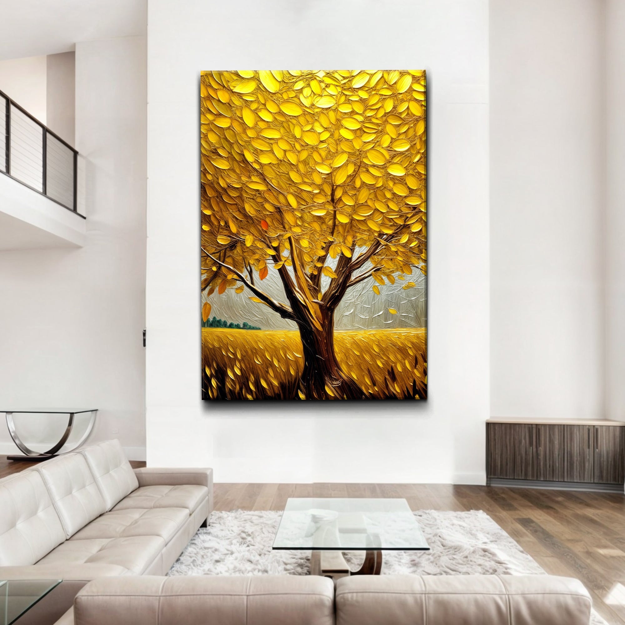 Golden Tree Breeze Wall Art on sale at MyriadMart