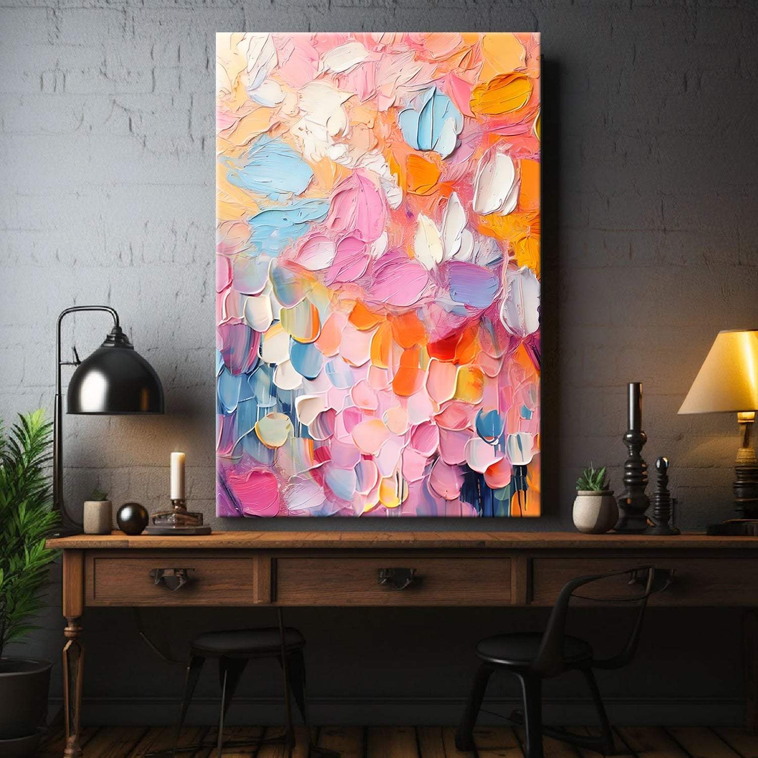 Blooming Rhapsody Abstract Wall Art on sale at MyriadMart