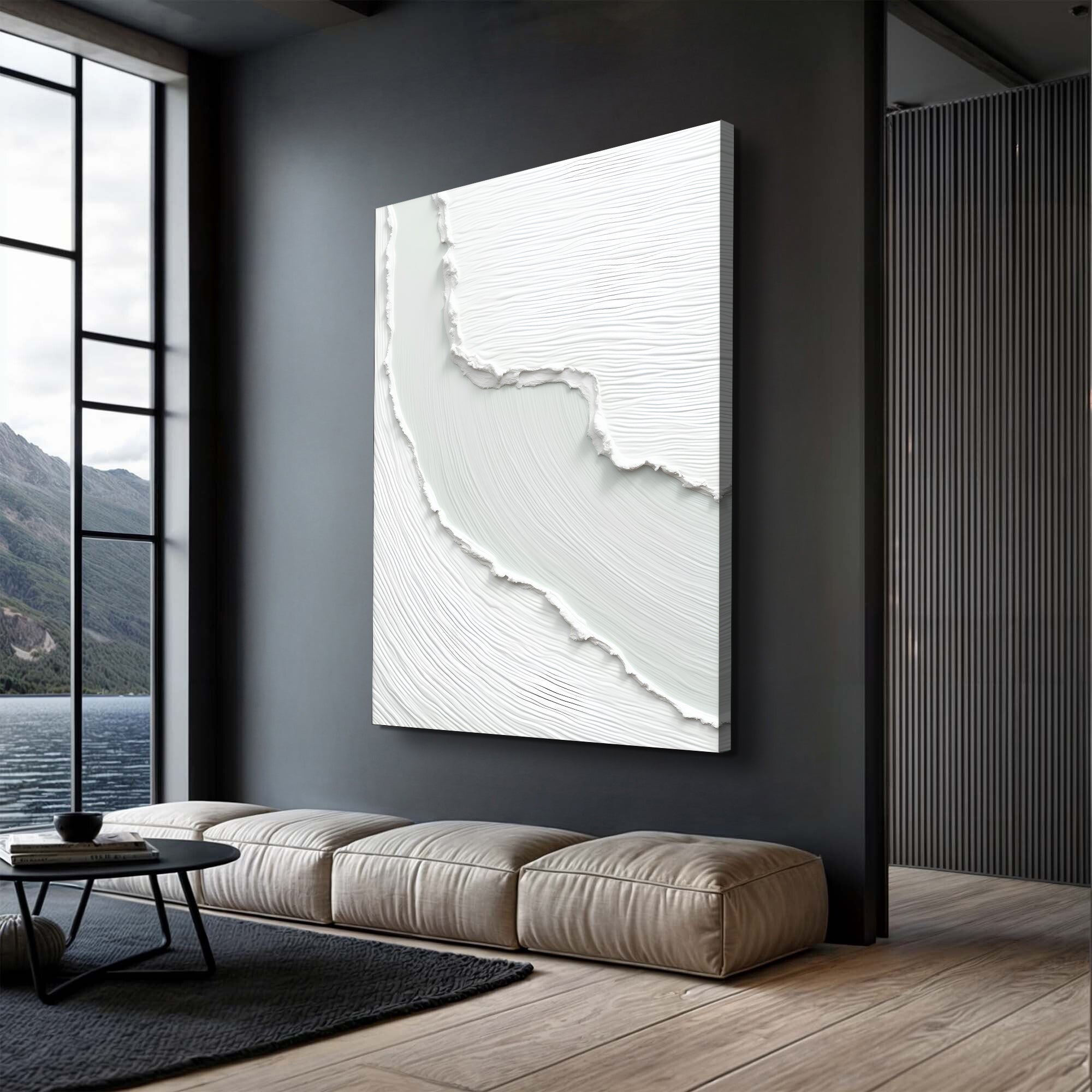 Abstract Minimalist Wave Wall Art on sale at MyriadMart