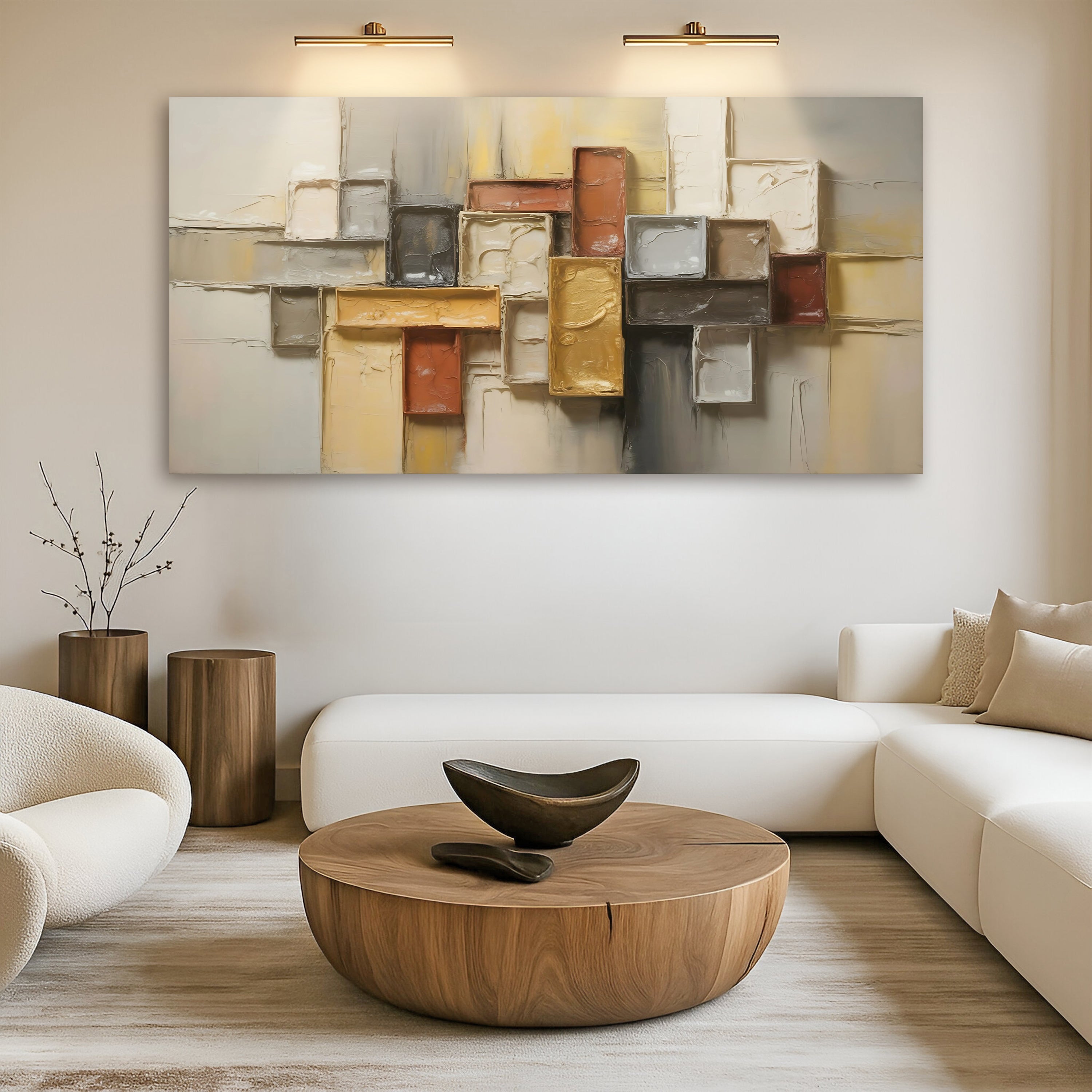 Shape Pattern Minimalist Abstract Wall Art on sale at MyriadMart