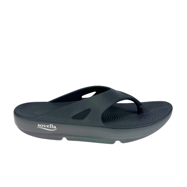 Sovella Active Recovery Sandals Men's PF Thong Dark Grey on sale at MyriadMart