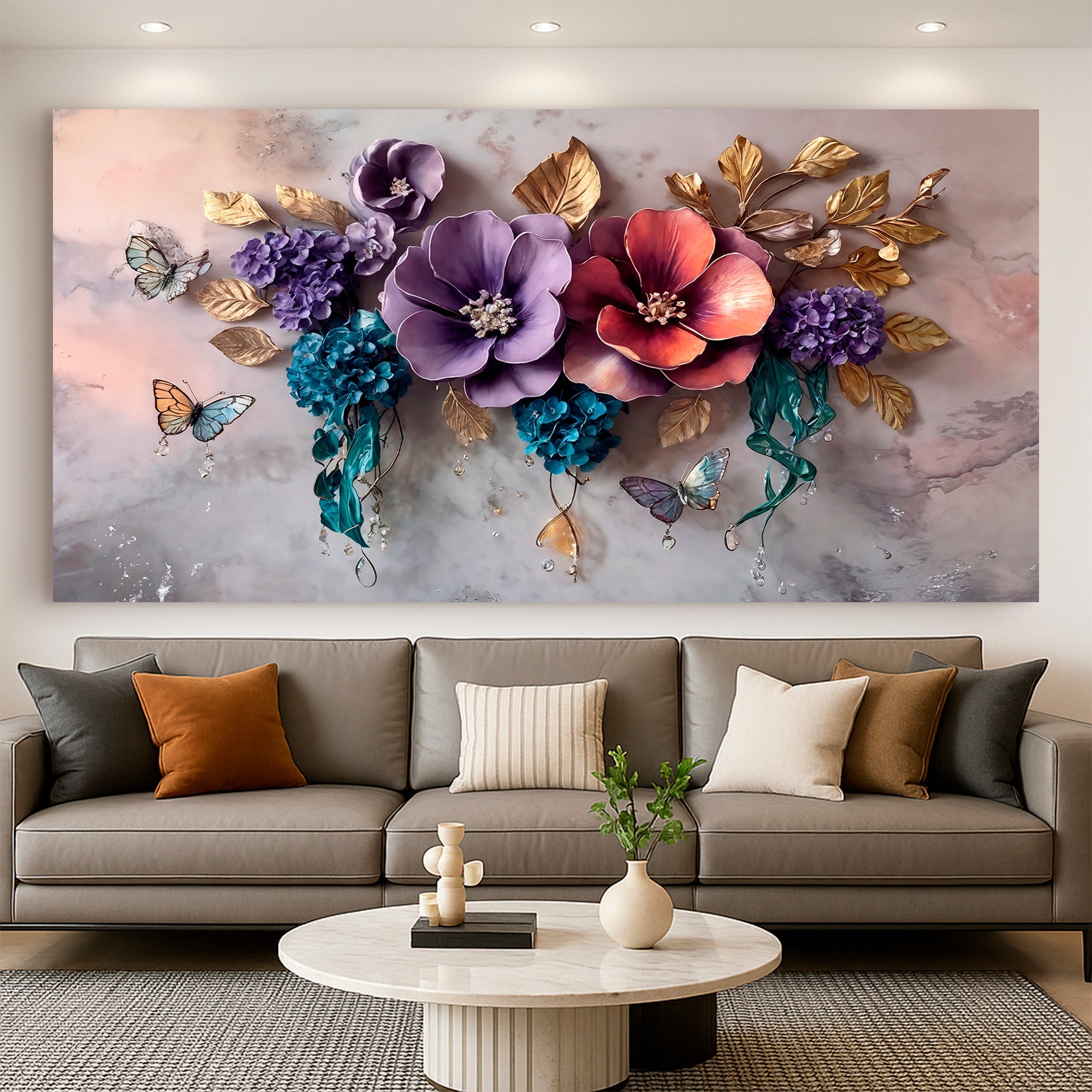 Floral Symphony Wall Art on sale at MyriadMart