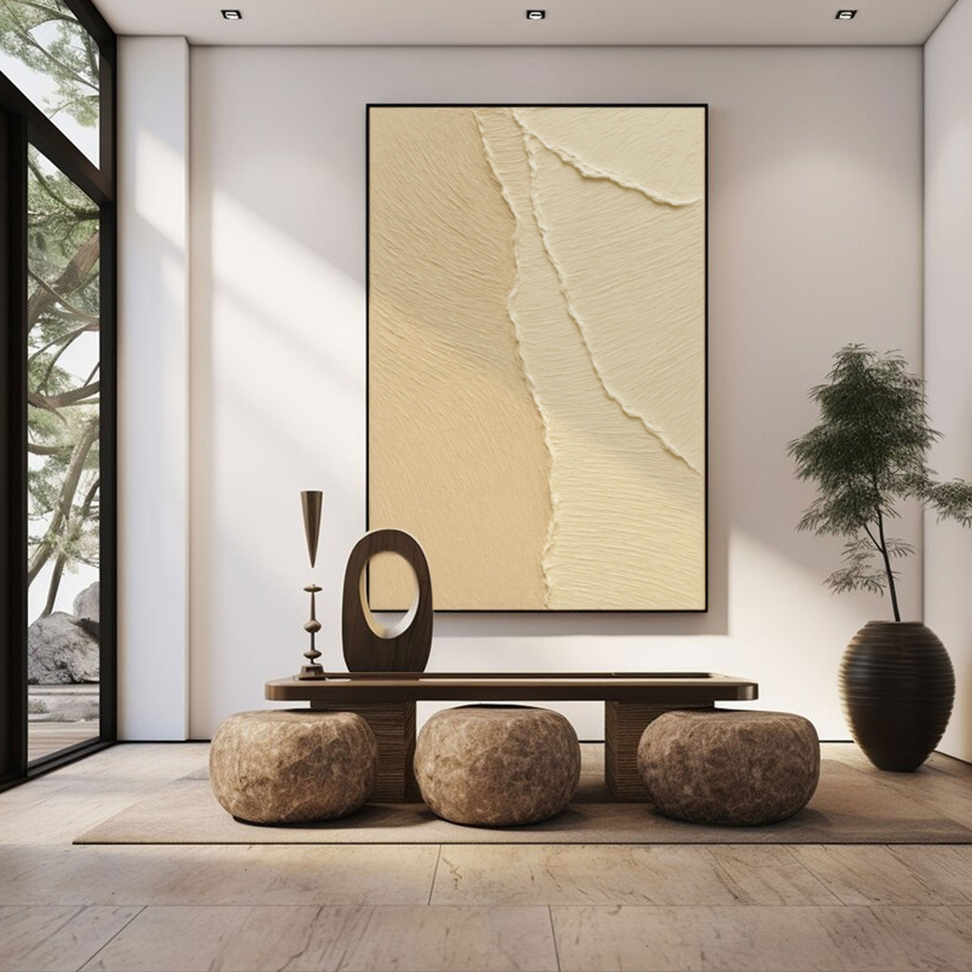 Modern Abstract Minimalist Wall Art X on sale at MyriadMart