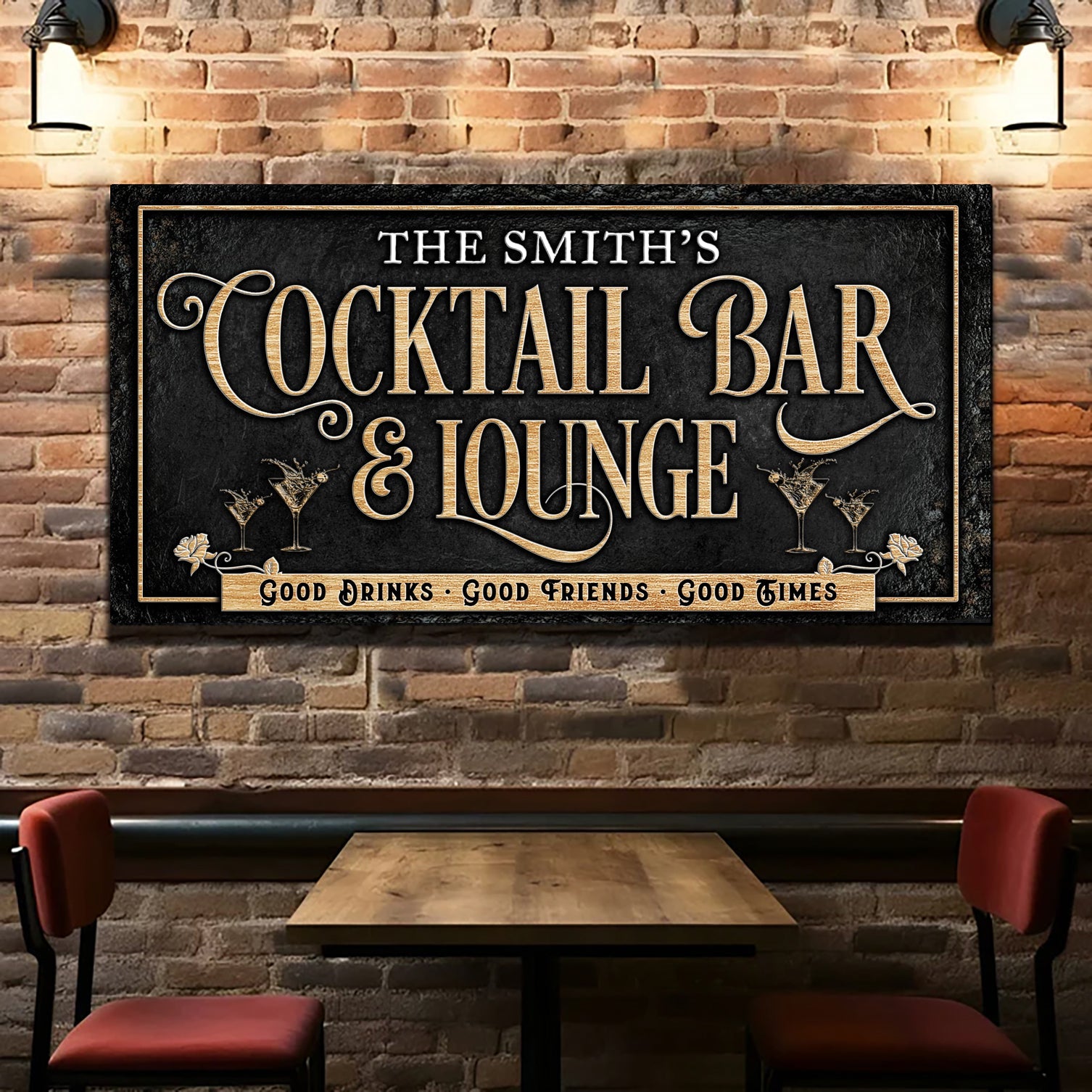 Cocktail Bar And Lounge Sign on sale at MyriadMart