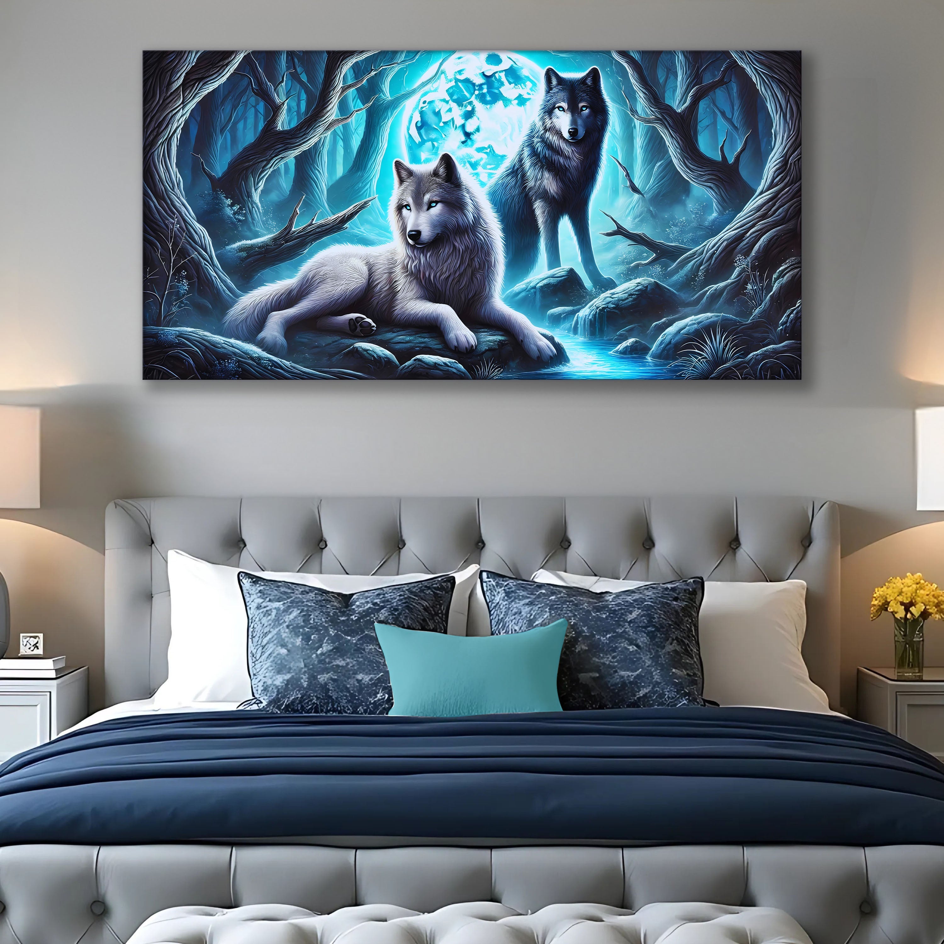 3D Wolves Wall Art on sale at MyriadMart