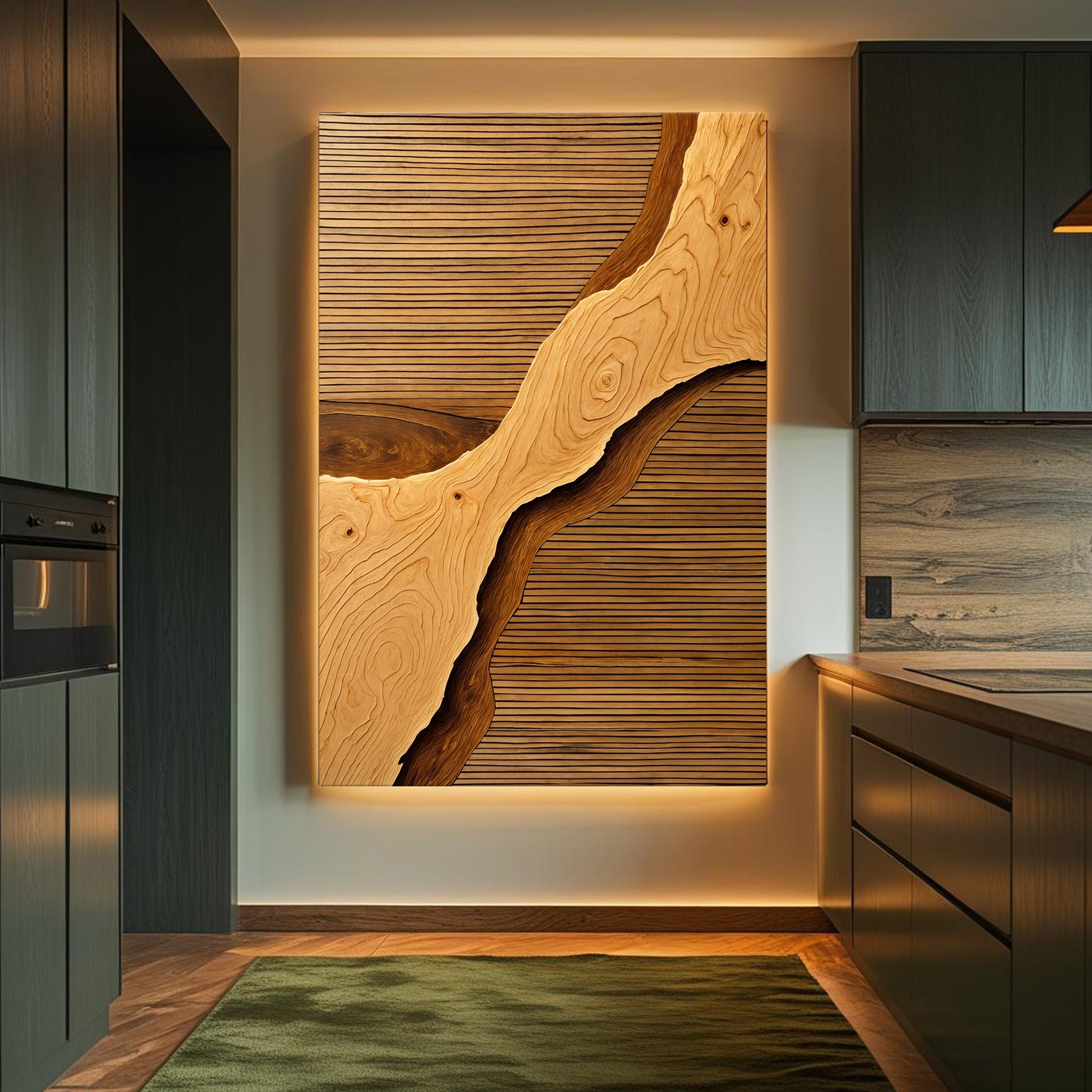 Wood Rift Wall Art on sale at MyriadMart