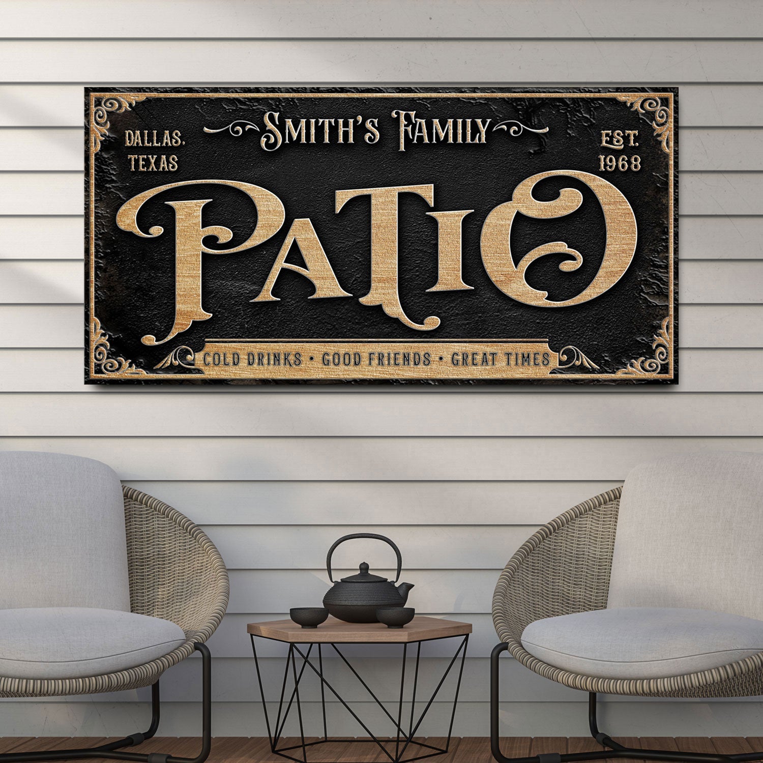 Personalized Patio Sign II on sale at MyriadMart