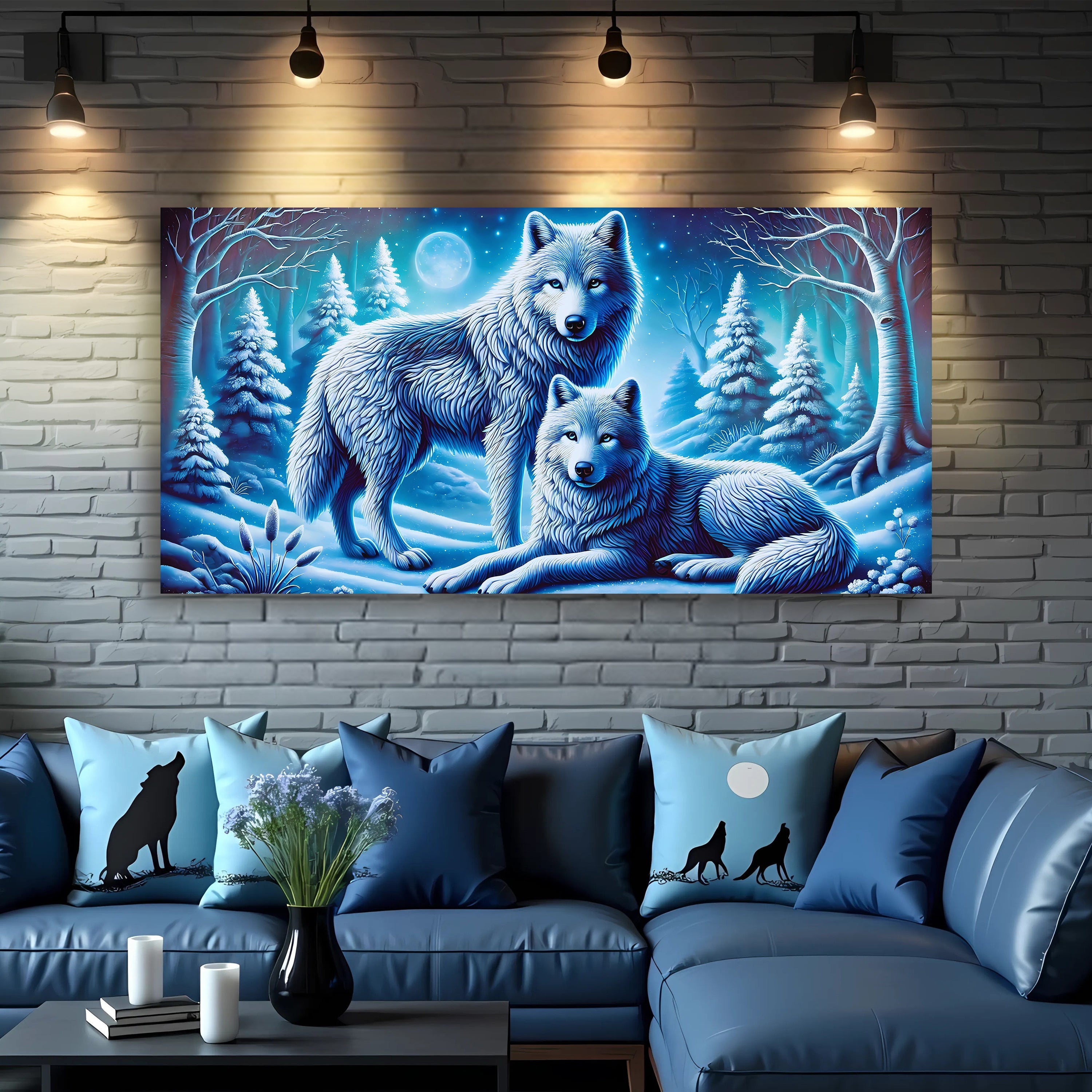 3D Wolves Wall Art II on sale at MyriadMart