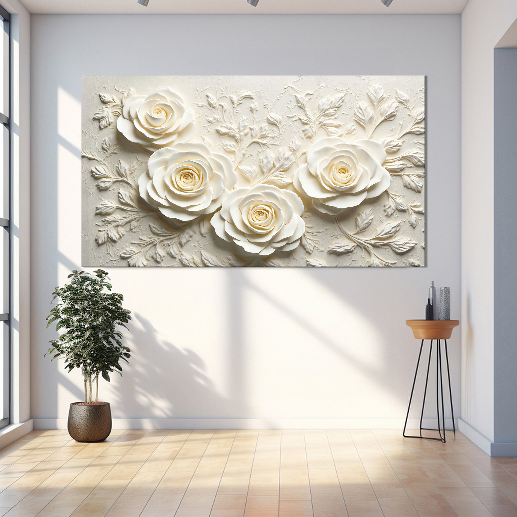 Floral Abstract Wall Art IV on sale at MyriadMart
