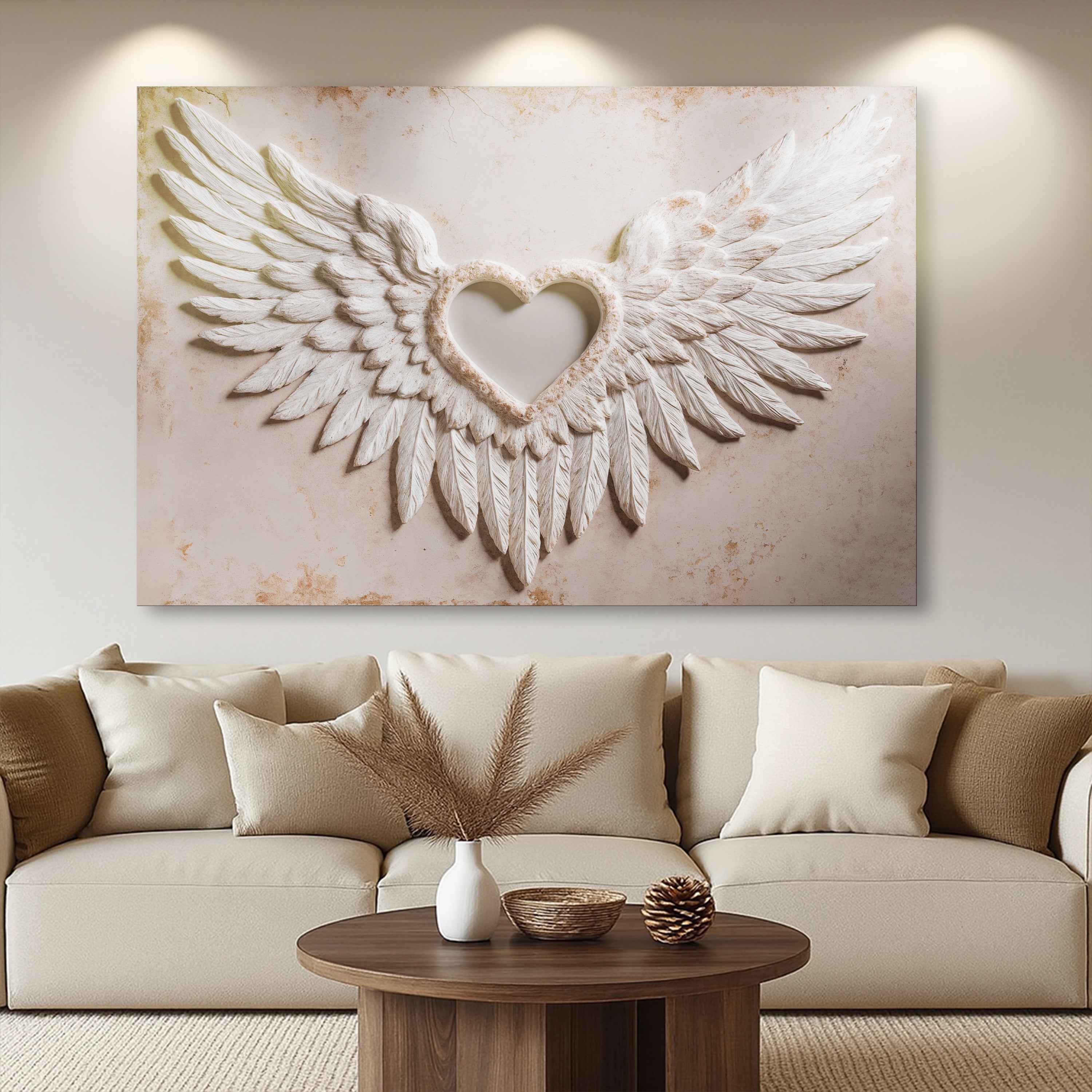 Wings of Love Abstract Wall Art II on sale at MyriadMart