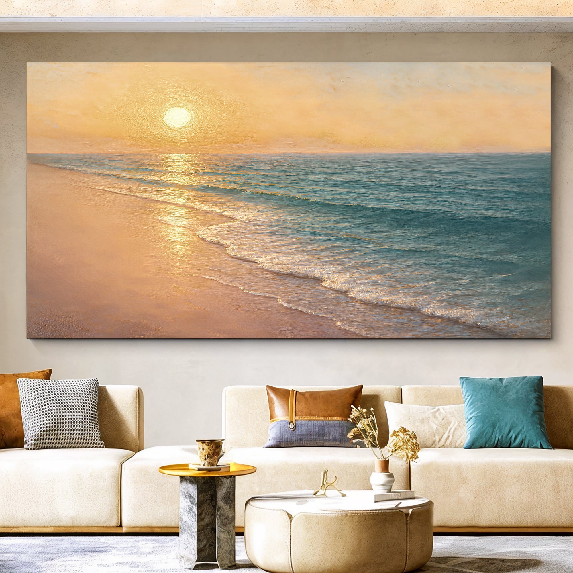 Beach Shoreline Coastal Wall Art IV on sale at MyriadMart