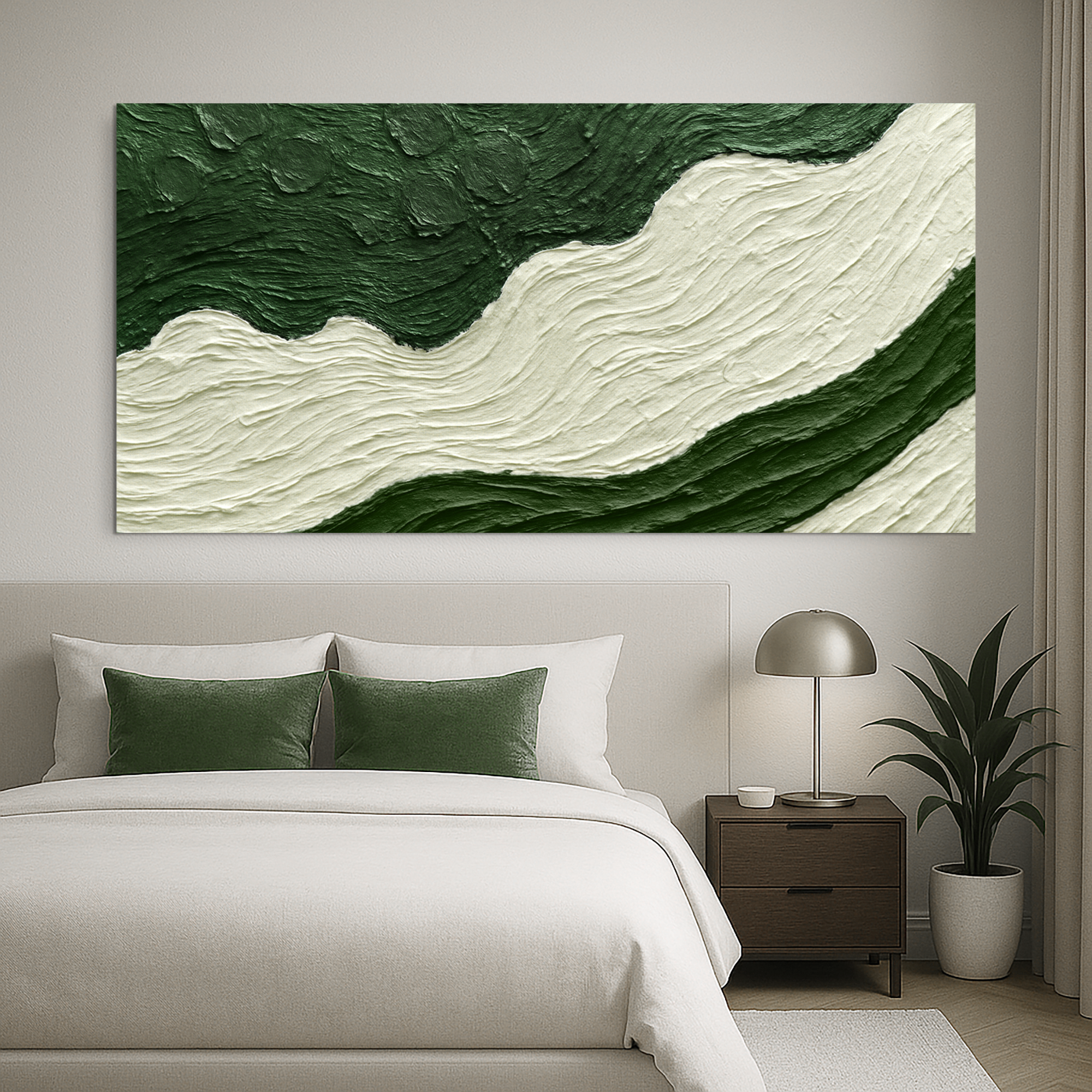 Green Rivers Abstract Wall Art VII on sale at MyriadMart