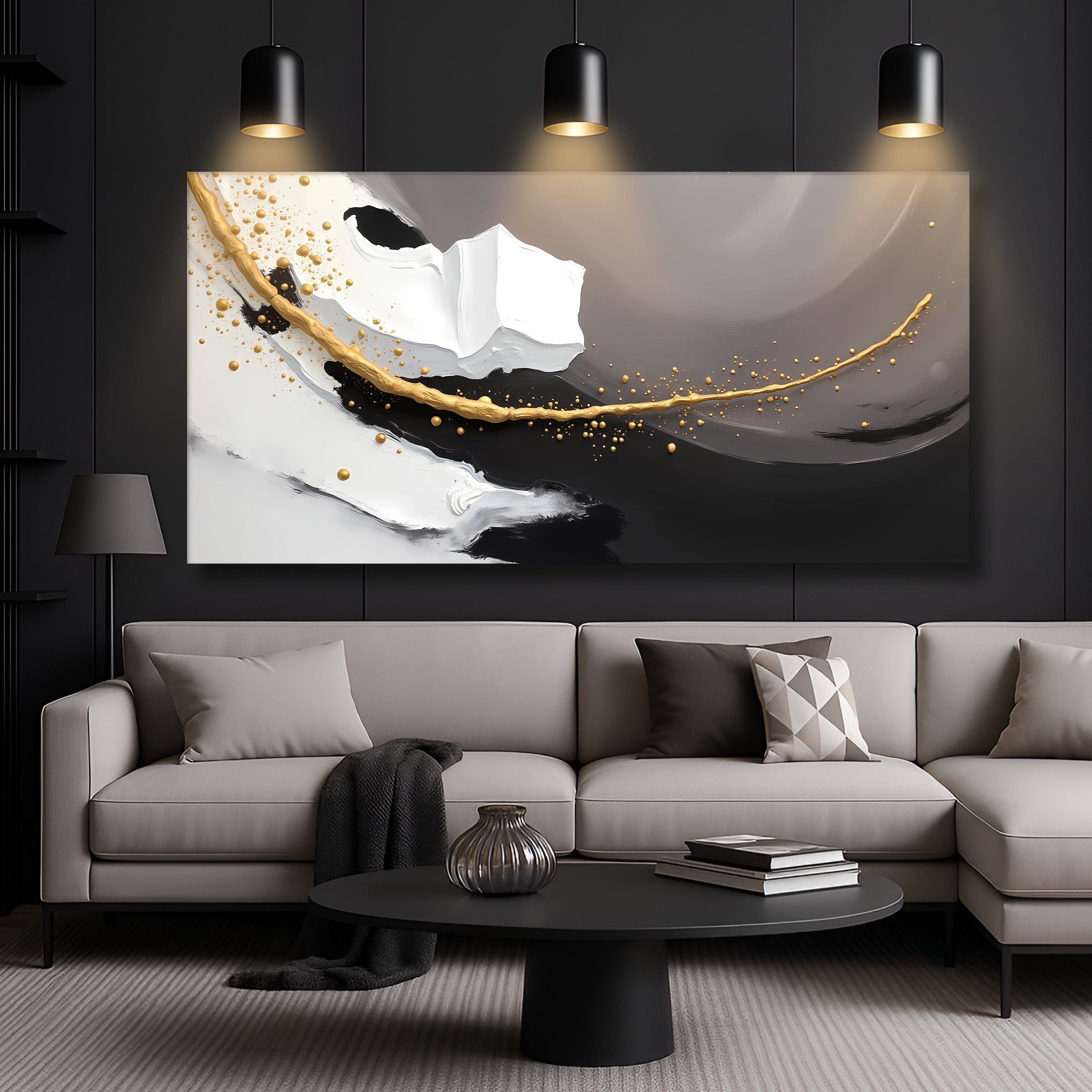 Wave Abstract Wall Art on sale at MyriadMart